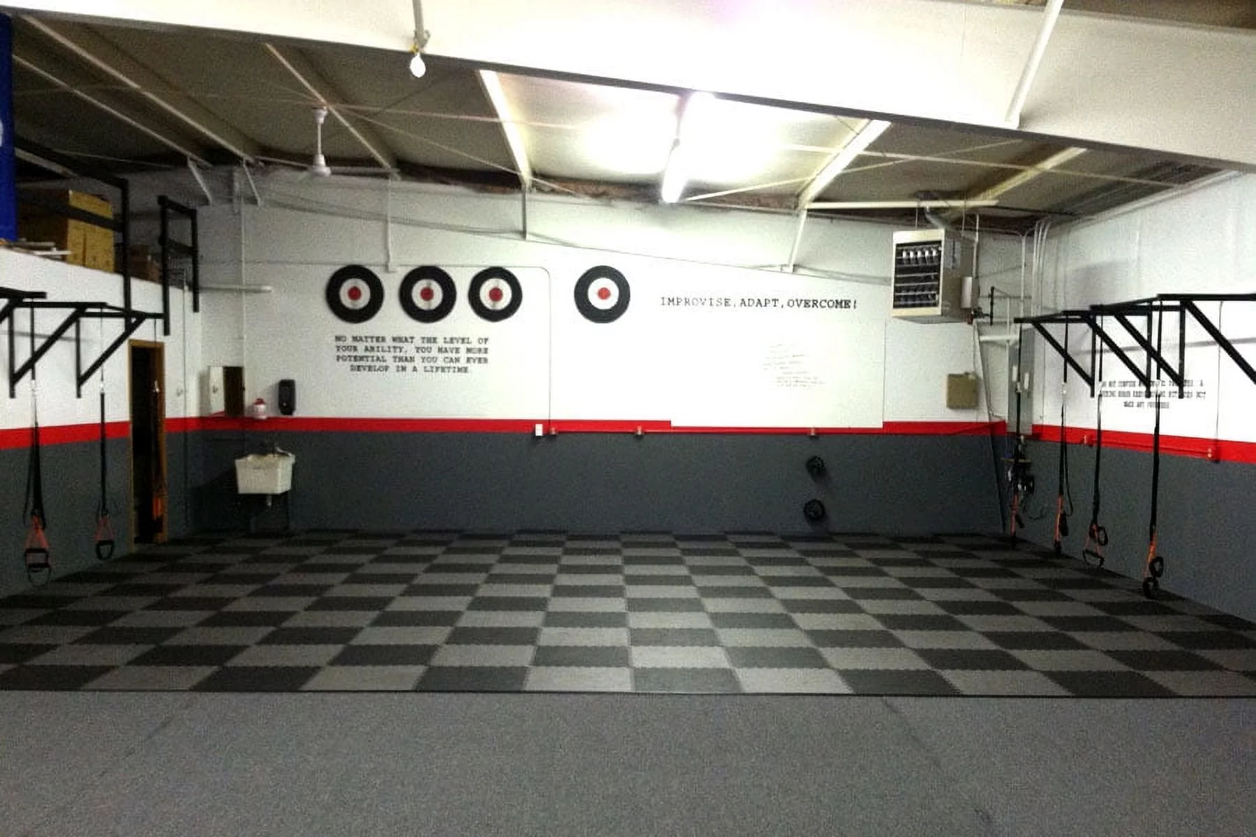 BalanceFrom 1 In. Thick Flooring Puzzle Exercise Mat with High Quality EVA Foam Interlocking Tiles, 18 Piece, 72 Sq Ft. Black - Womvr