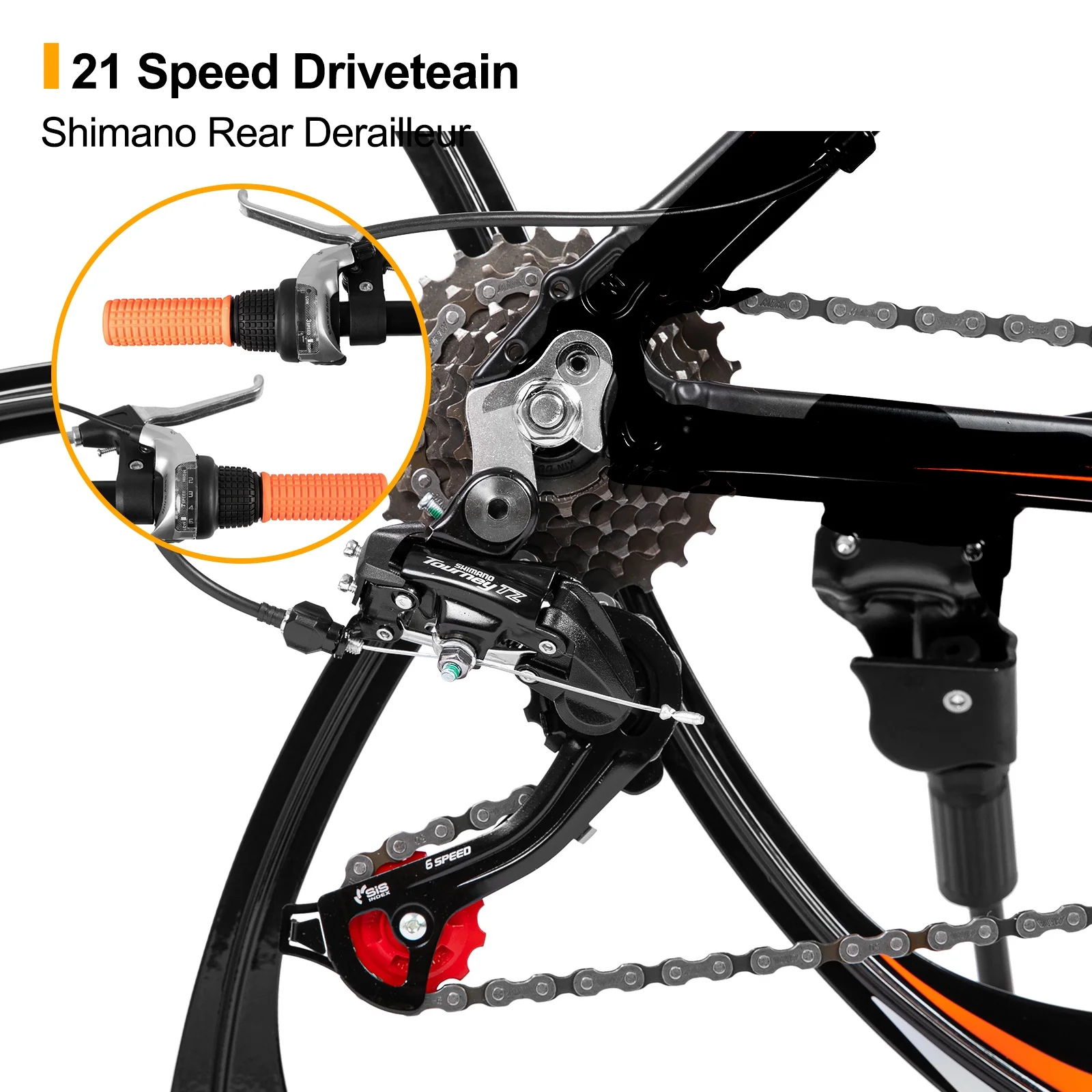 Hiland Humtway 26 inch Mountain Bike for Mens and Womens. - Womvr