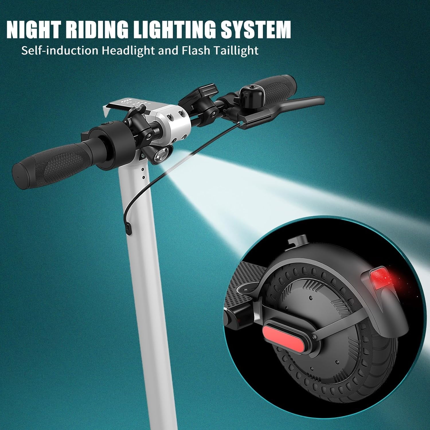 Caroma Electric Scooter for Adults, 20 Mph & 25 Miles Range, 10