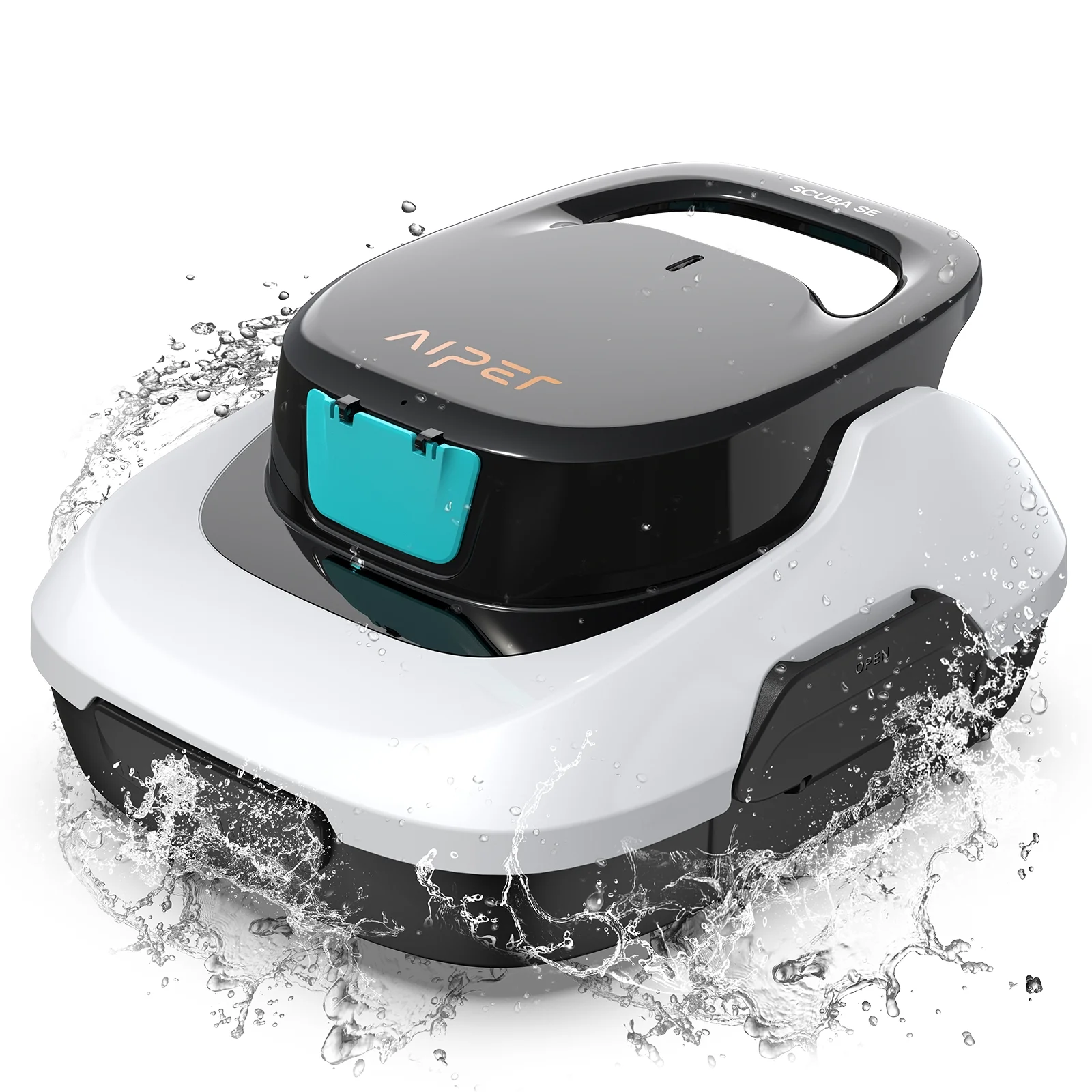 AIPER 2024 Scuba SE Automatic Pool Vacuum Cleaner Robotic Pool Cleaner for Above Ground Pools Cordless - Womvr