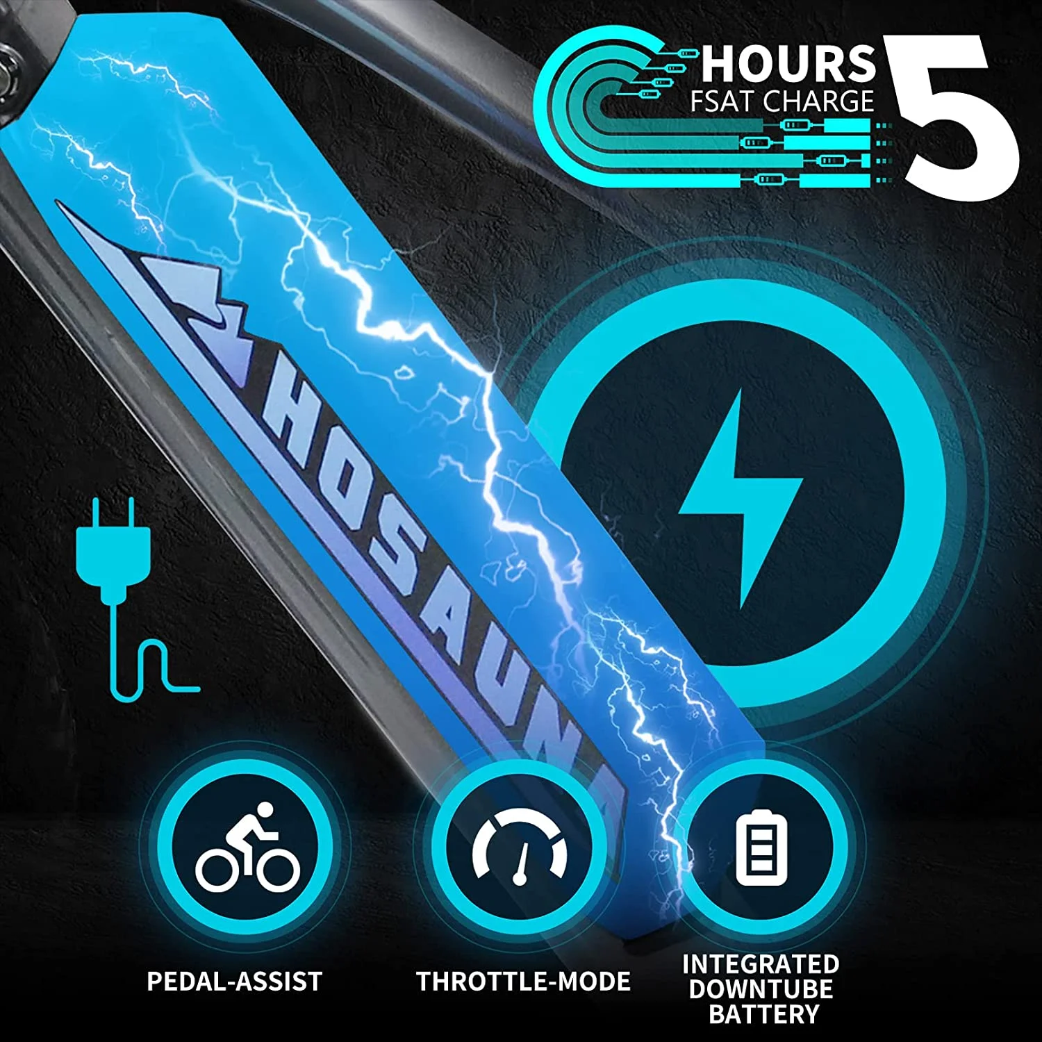 Electric Bike Electric Mountain Bike 500W Ebike26'' Fat Tire Ebike, 28+MPH Adults Ebike with Removable 48V 15Ah Battery, Shimano 6-Speed Grey - Womvr