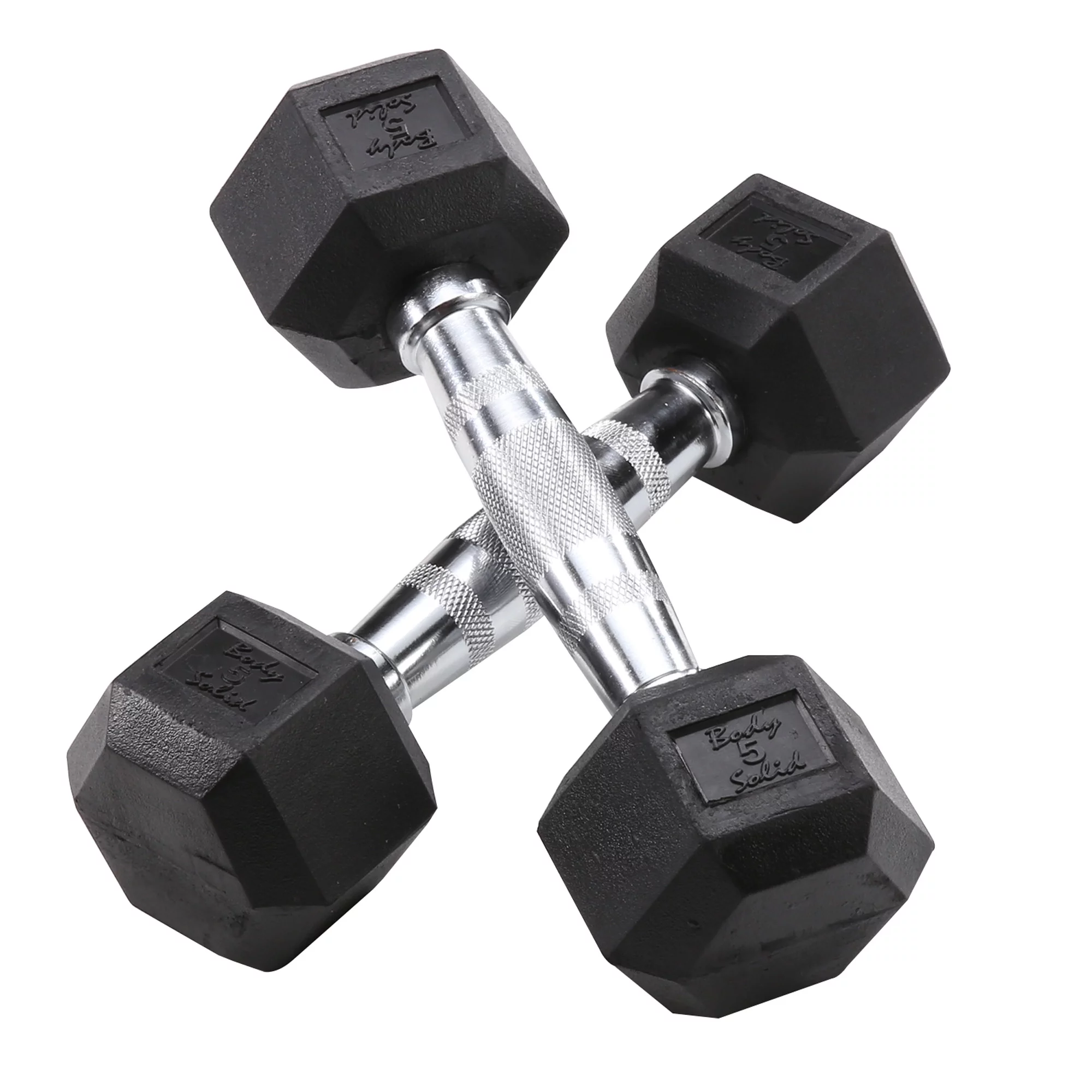 Powerline - PDR282X-DR150 Dumbbell Rack with 5-25 lbs Rubber Dumbbell Set - Womvr