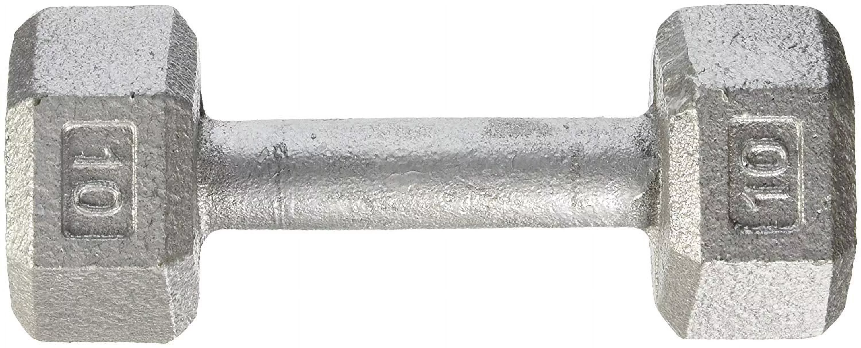 Champion Barbell?l Solid cast-iron Hex Dumbbell 3 -100lbs (SOLD INDIVIDUALLY) - Womvr