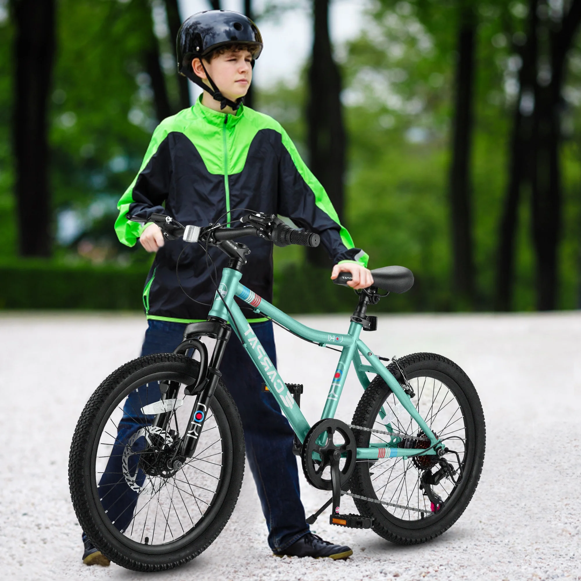 CIYOYO Kids Bicycle 20 inch Montain Bike for Boys and Girls,7 Speed Bike 8-12 Years Old Green - Womvr