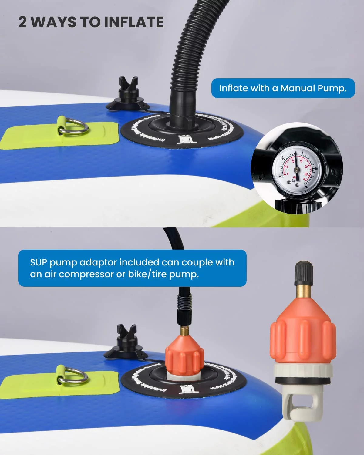 Airefina 11' Inflatable Stand Up Paddle Board with Carrying Bag - Womvr