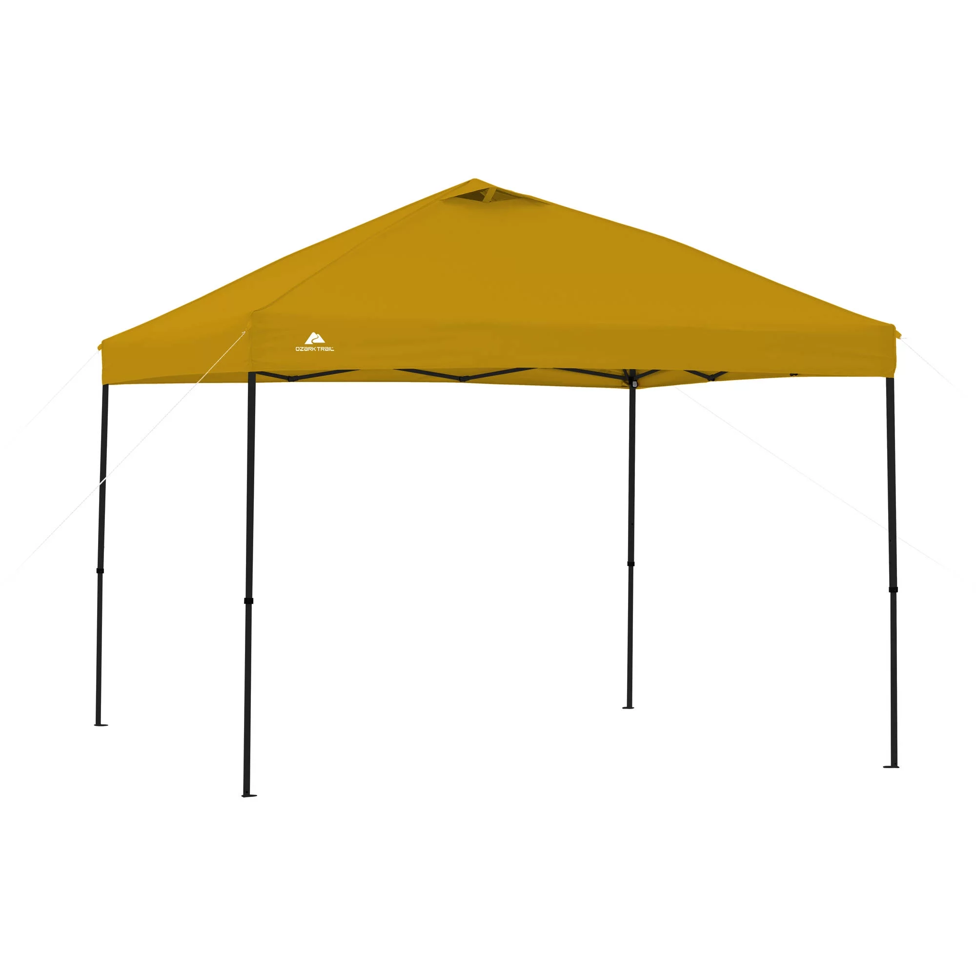 Ozark Trail Simple Push Straight Leg Instant Canopy, White, 10 ft x 10 ft - Womvr