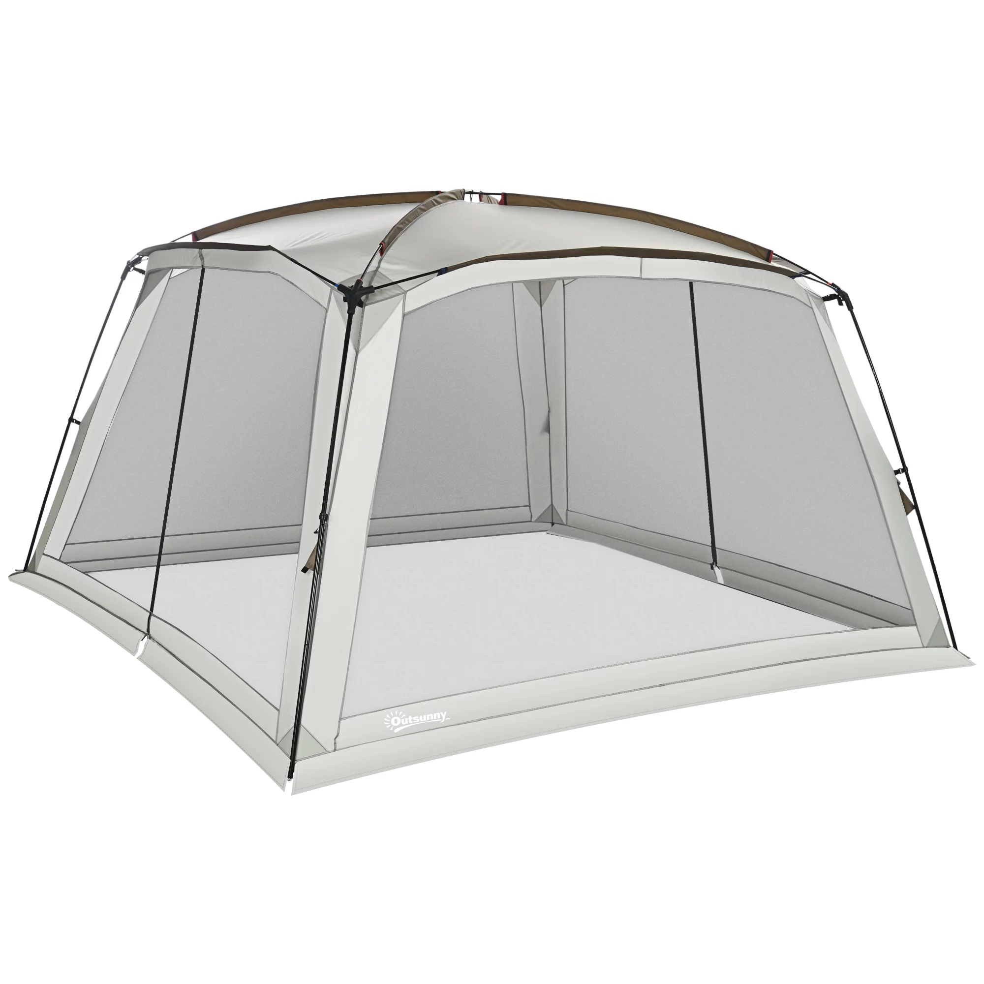 Outsunny Screen Tent, 10' x 10' Screen House Room with UV50+ Protection - Womvr