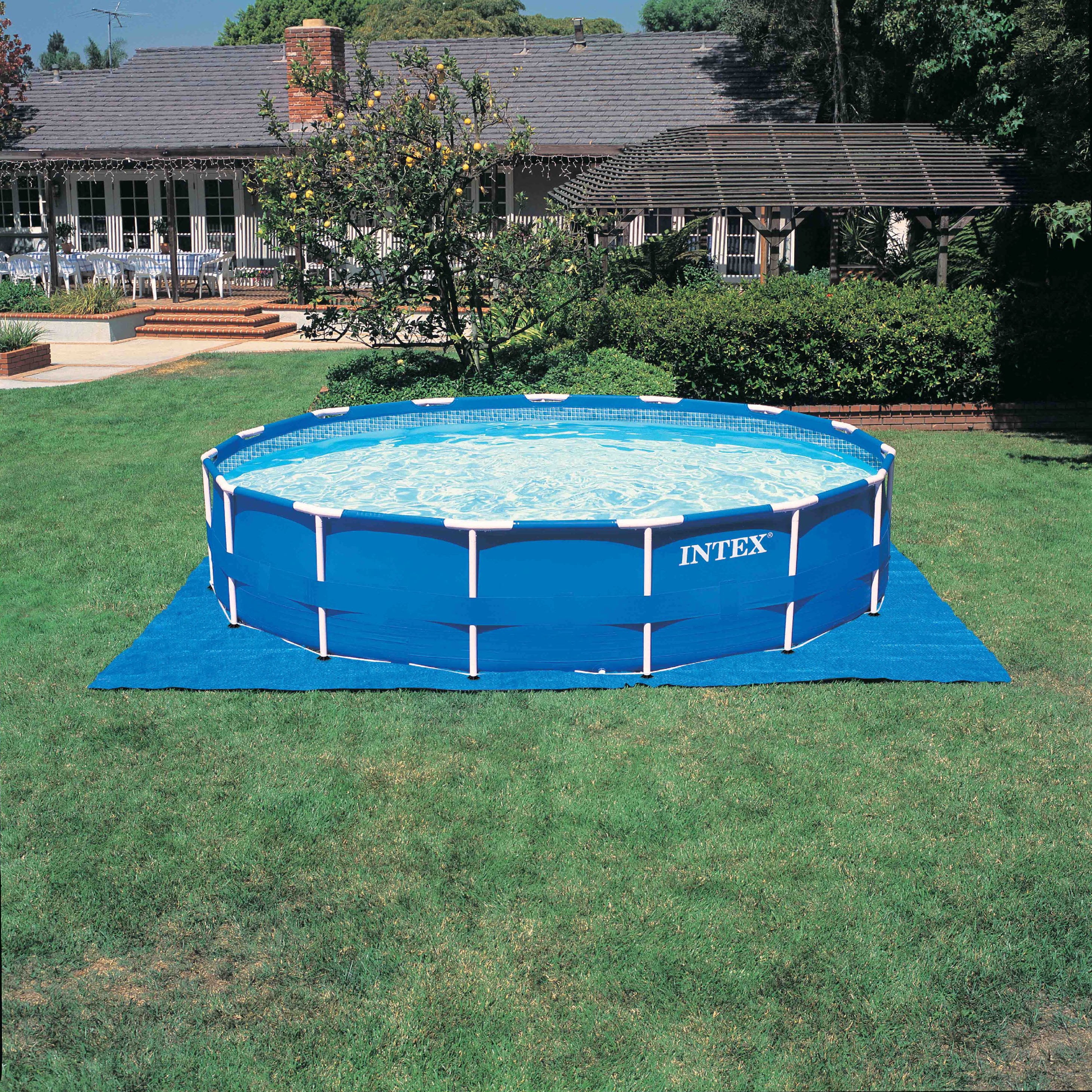 Intex Metal Frame Pool Set, 15-Feet by 48-Inch (Older Model) - Womvr