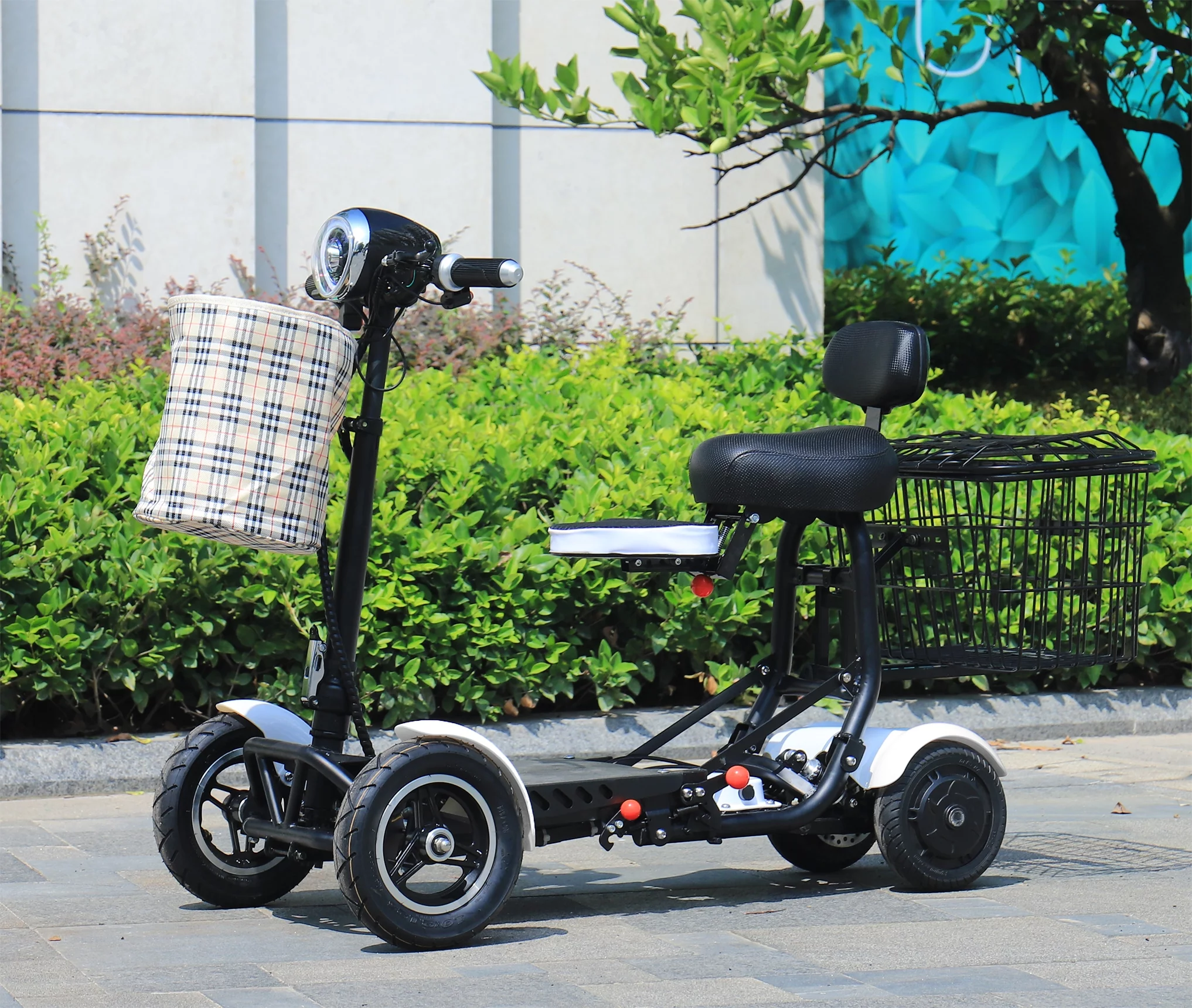 Ephesus S5 — Electric |Foldable, Lightweight, Battery Power| Four-Wheel Mobility Scooter - Womvr