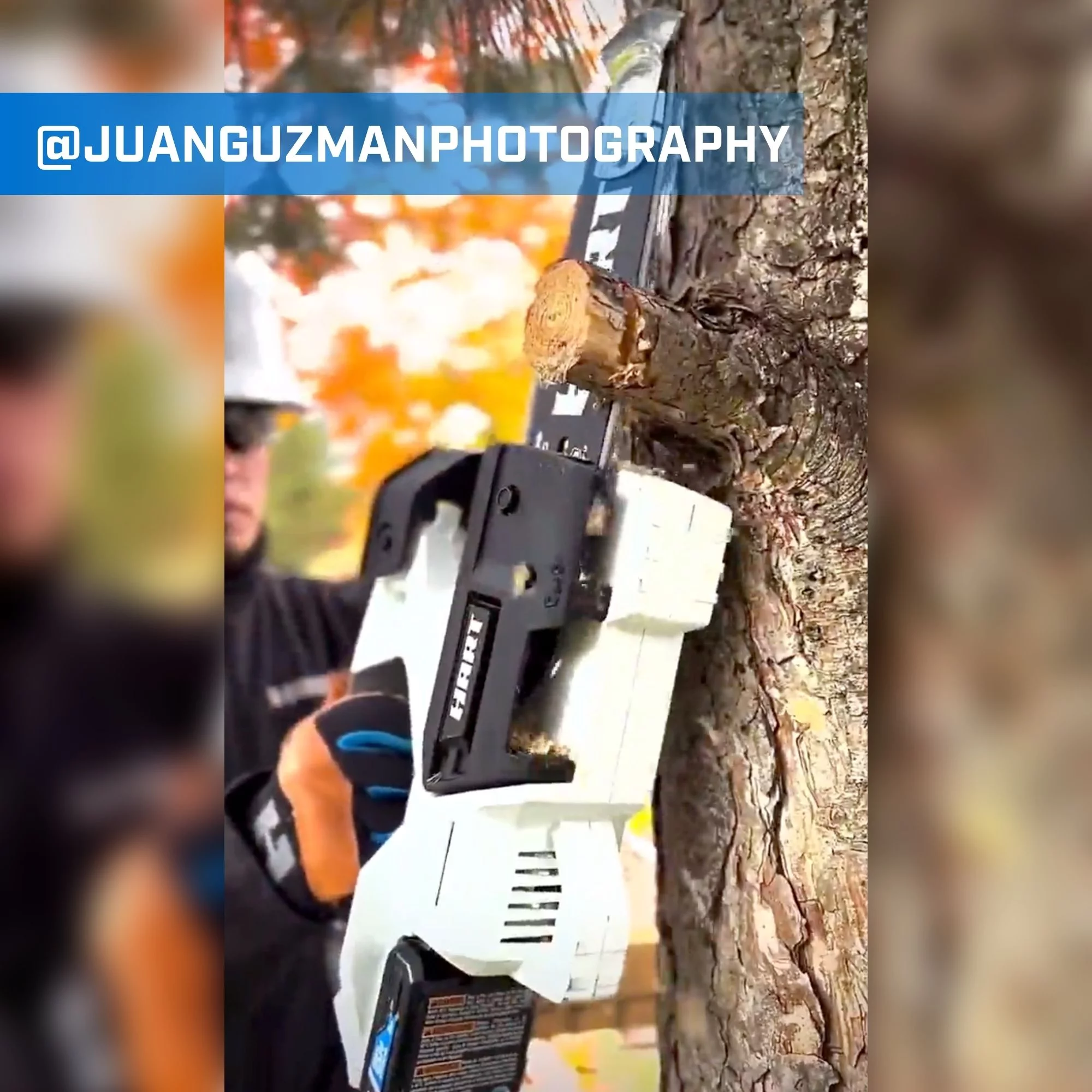 HART 20-Volt 8-inch Battery-Powered Pruning Chainsaw Kit, (1) 2.0Ah Lithium-Ion Battery - Womvr