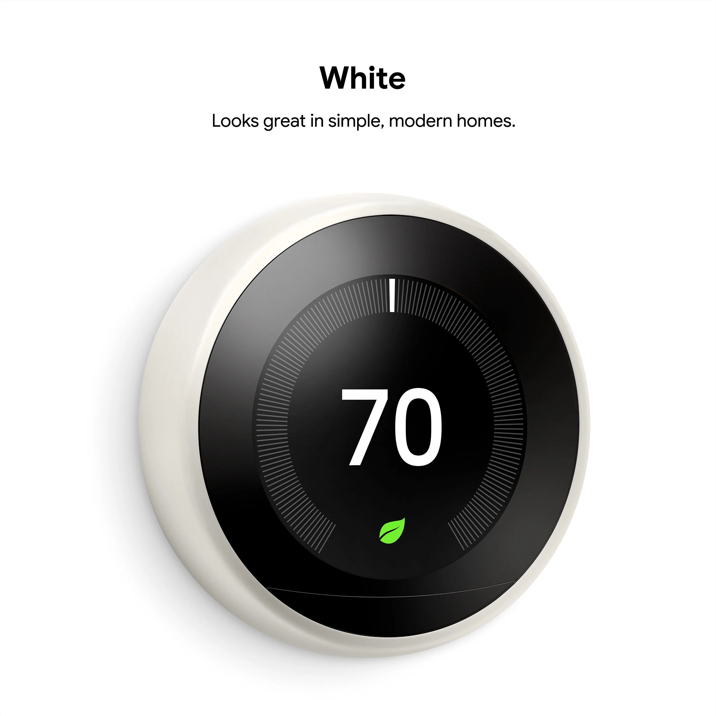 Nest Learning Thermostat - 3rd Generation - White - Womvr