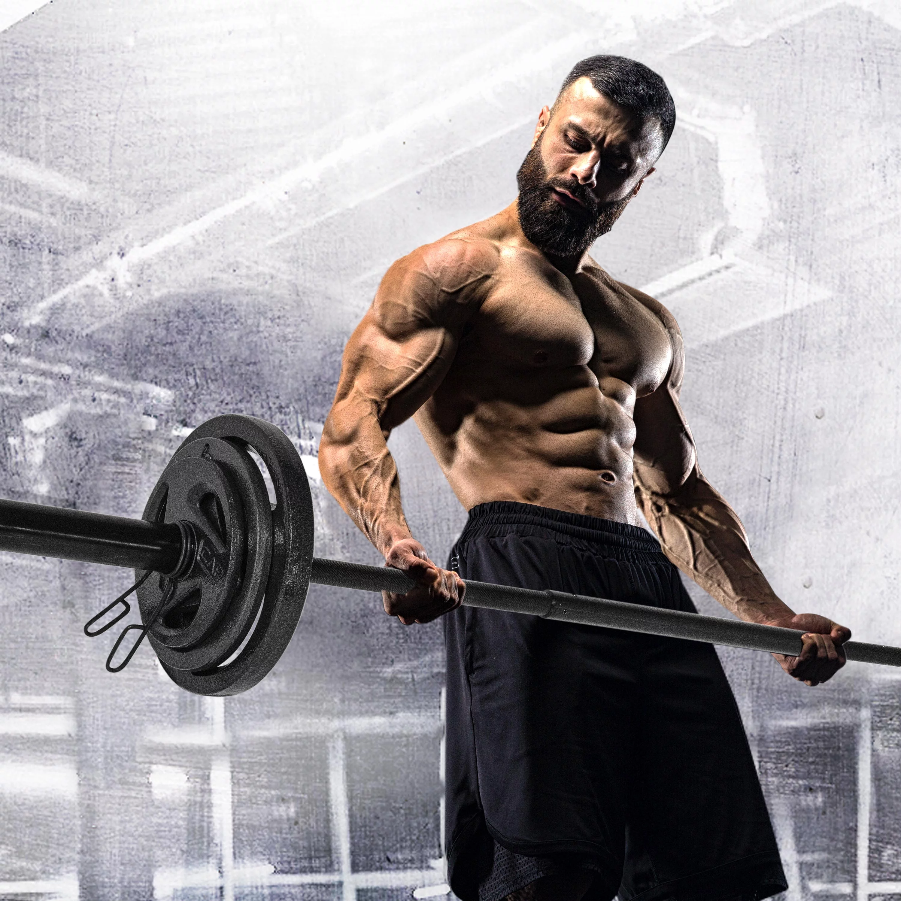 CAP Barbell Olympic Weight Set, 110 lbs. - Womvr