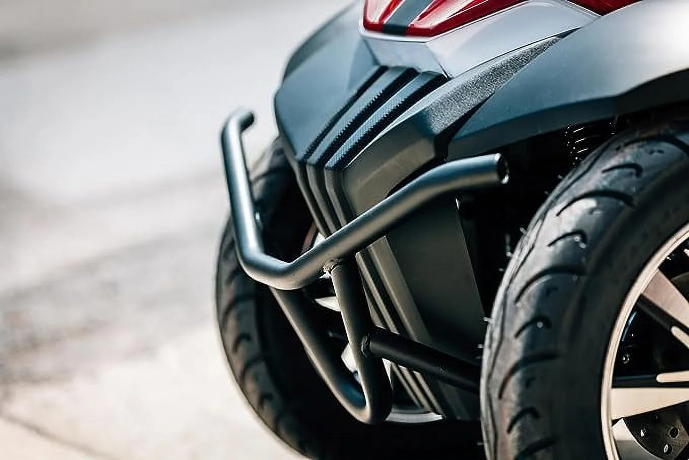 Pride Mobility Baja Raptor 2 4-Wheel Recreational Scooter with Extended Warr (Matte Black with Pink Insert) - Womvr