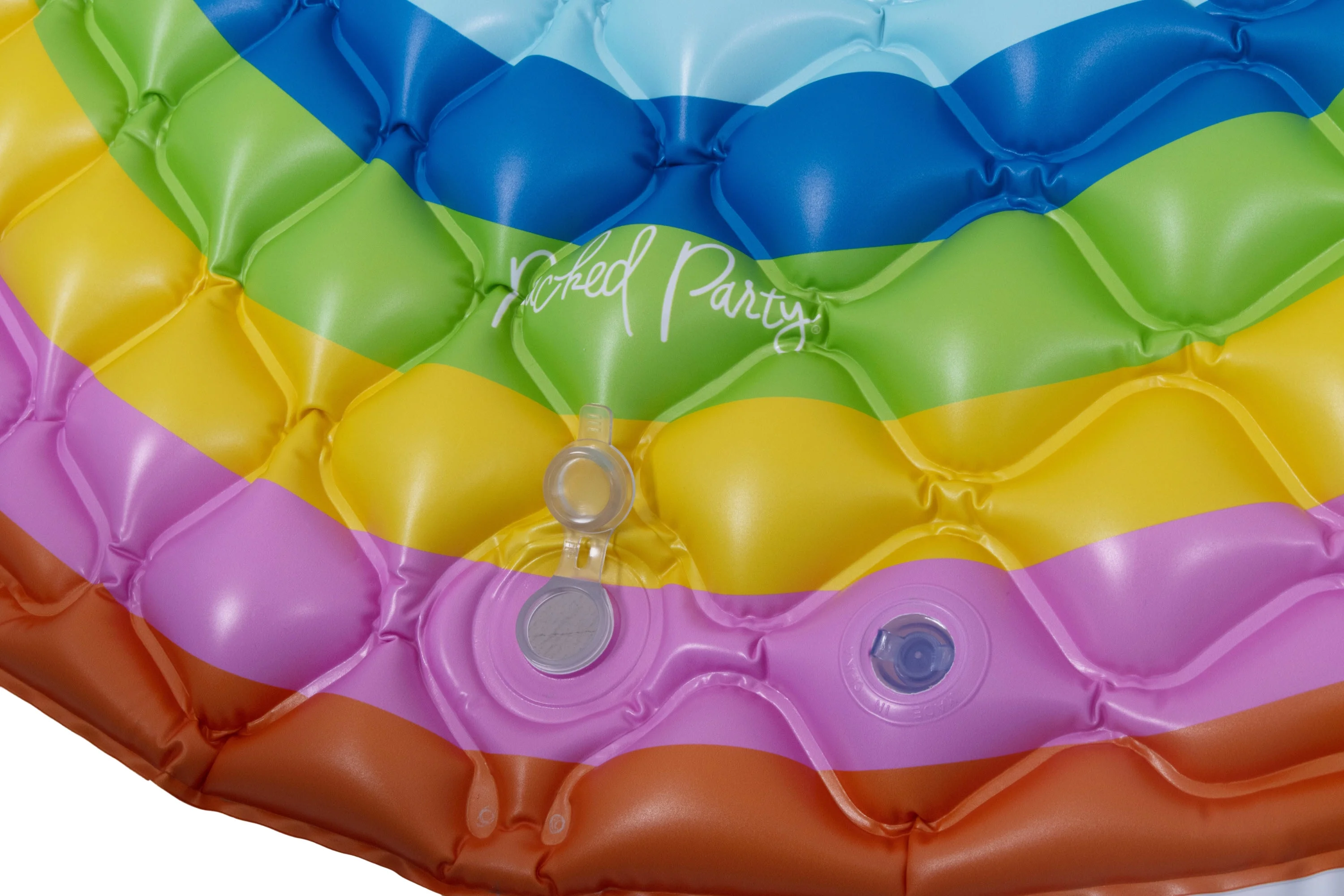 Packed Party Luxe Blue Ombre 59�� Round Soft-Sided Inflatable Swimming Pool - Womvr