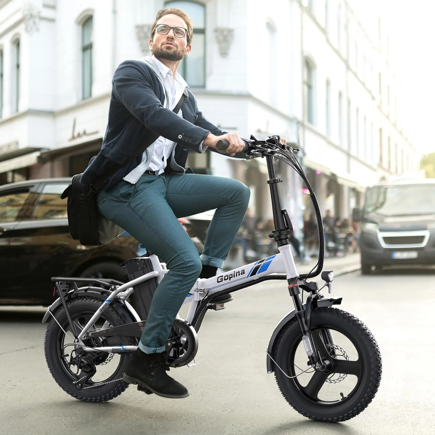 Vivi Electric Bike for Adults 350W Folding Electric Bike 16