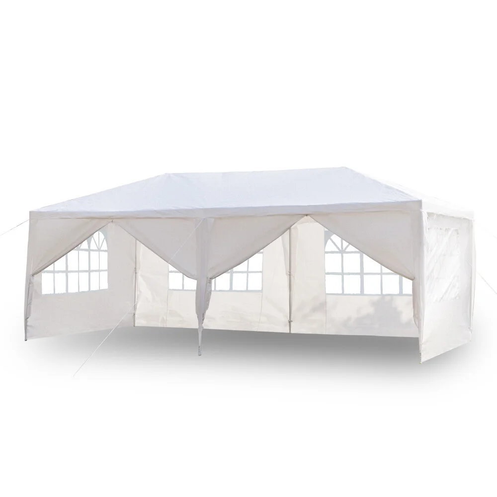 Ktaxon 10'x 20' Canopy Party Wedding Tent Garden Pavilion Cater Events 6 Removable Sidewalls White - Womvr