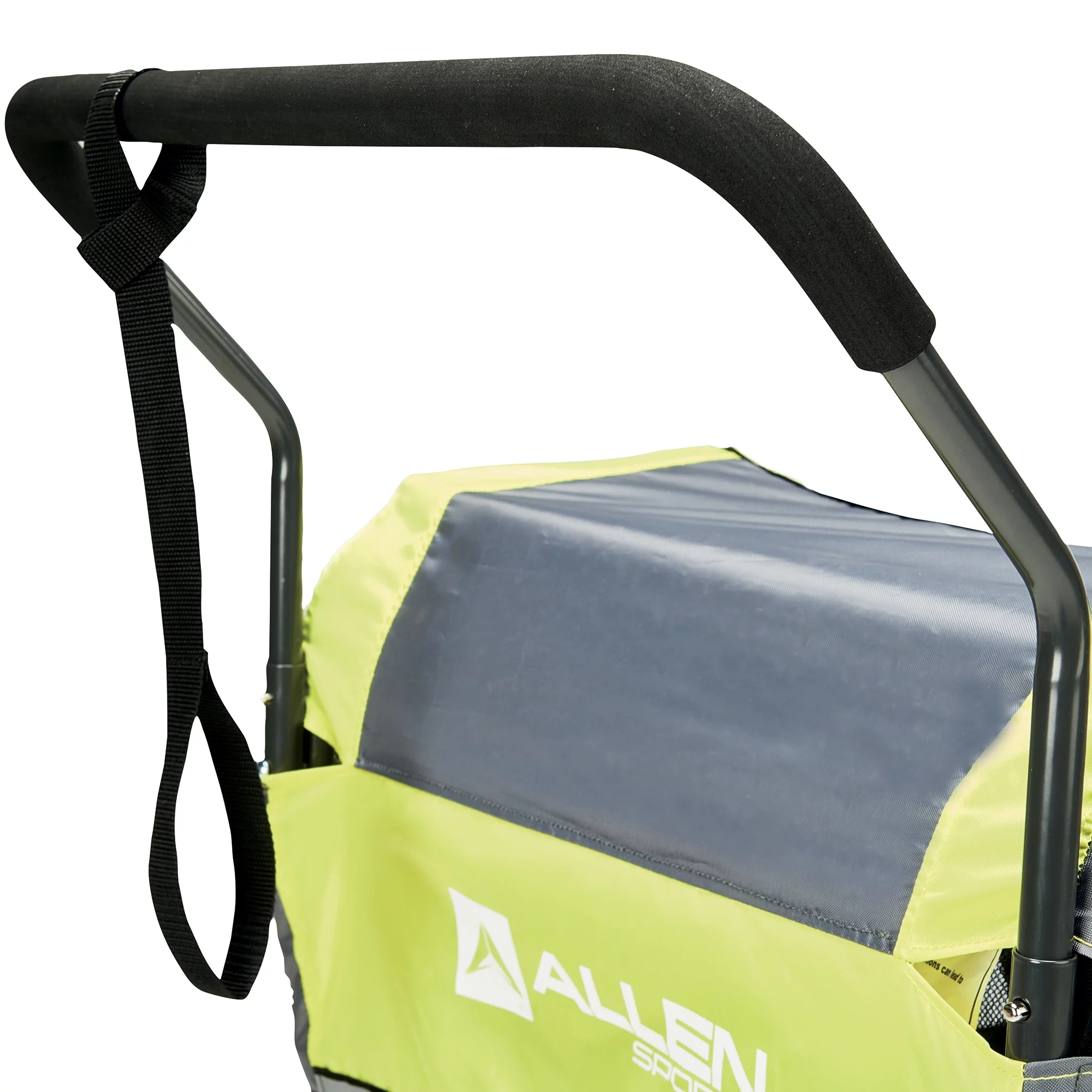 Allen Sports Deluxe 2-Child Bicycle Trailer & Stroller, max capacity 100 lbs, Model AS2, Green - Womvr