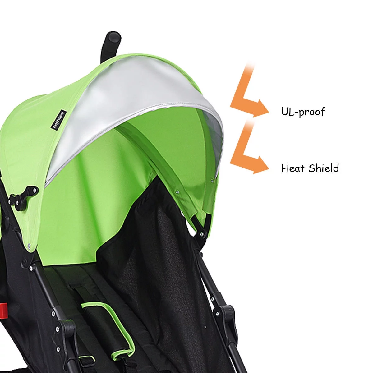 Costway Folding Lightweight Baby Toddler Umbrella Travel Stroller with Storage Basket Black - Womvr