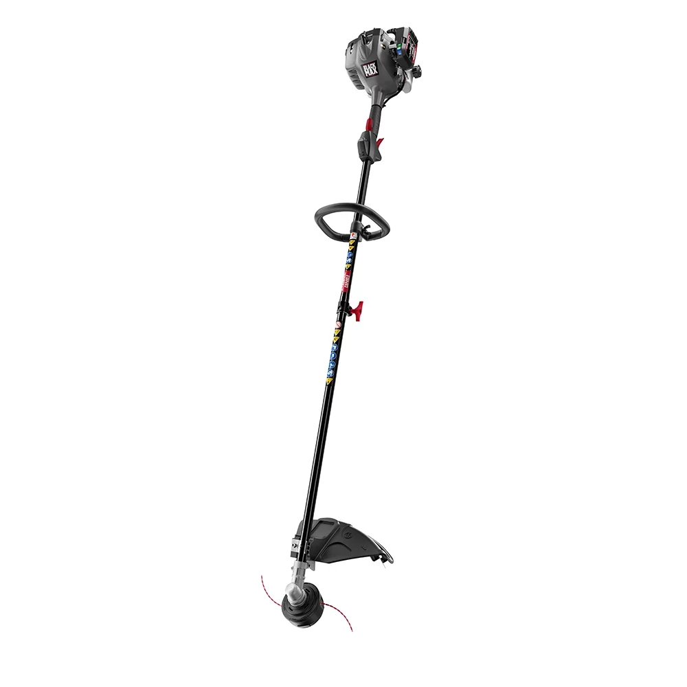 Black Max 2-Cycle 25cc Full Crank Straight Shaft Attachment Capable String Trimmer - Womvr