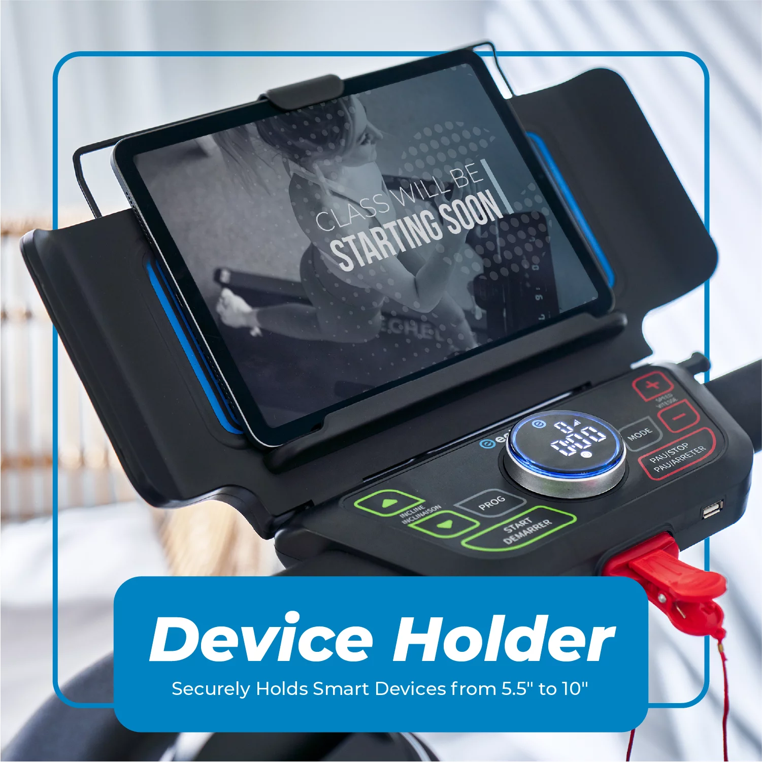 Echelon Stride Sport 2 Auto-Fold Compact Treadmill with 12 Levels of Incline + 30-Day Free Membership - Womvr