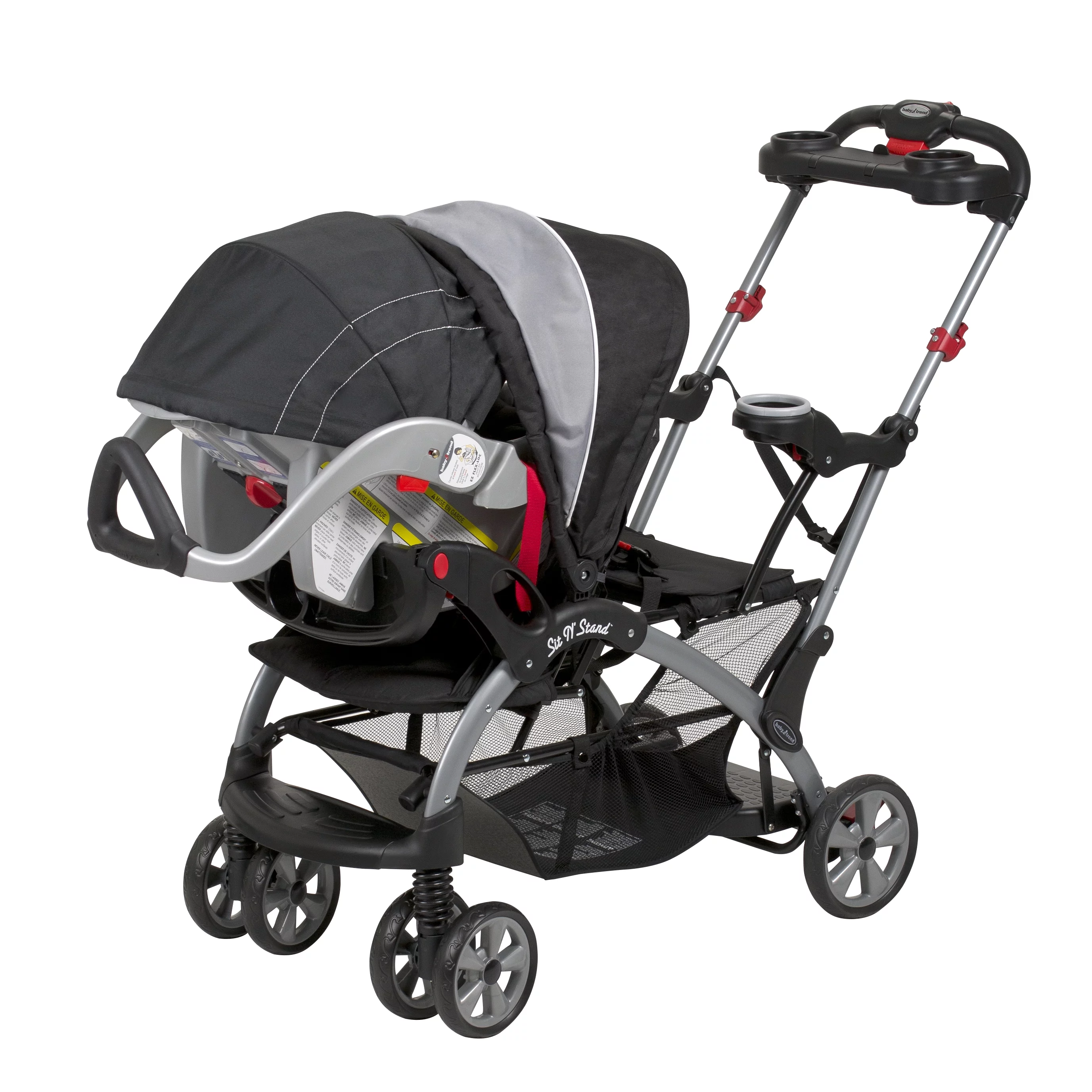 Baby Trend Sit N Stand Ultra Stroller, Phantom - Womvr