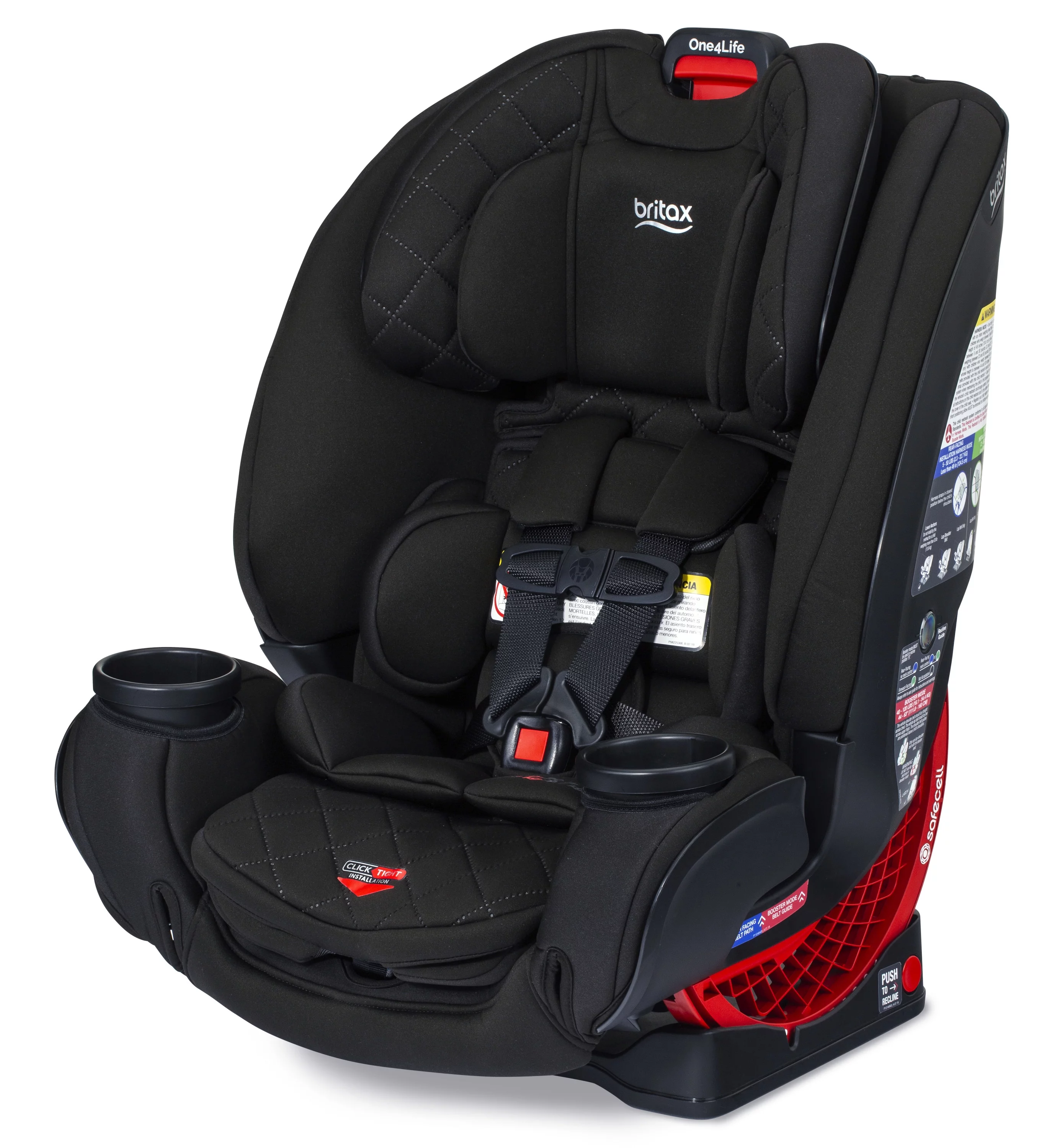 Britax One4Life ClickTight All-in-One Convertible Car Seat, Onyx - Womvr