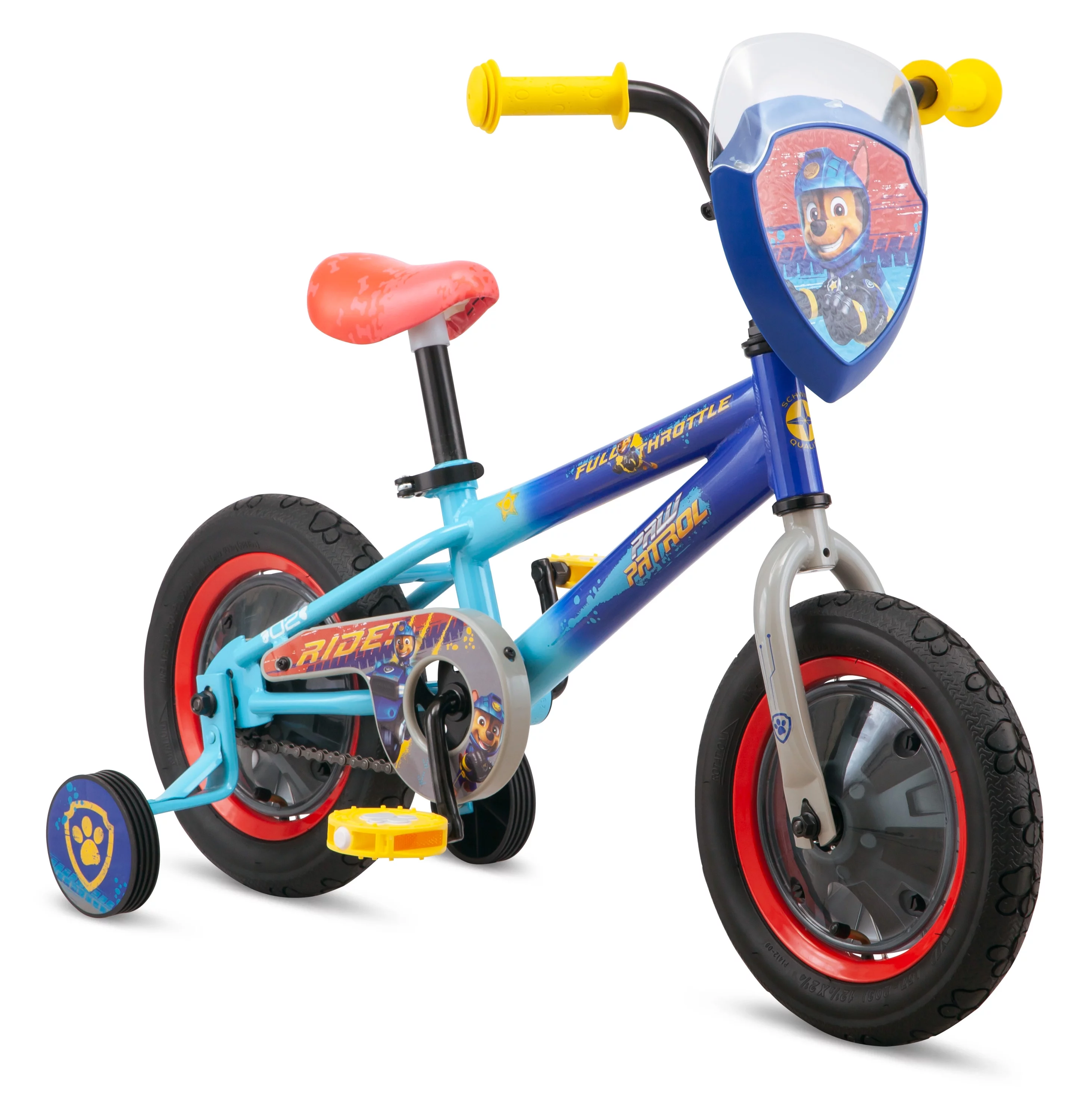 Nickelodeon 12-in. Paw Patrol Chase Boy's Bike, Ages 2-4, Blue - Womvr
