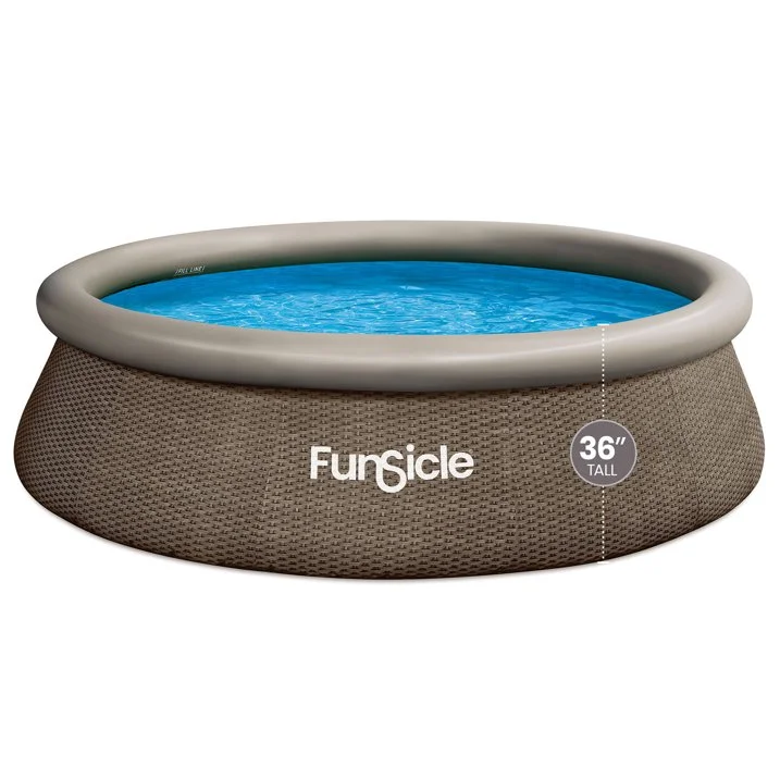 Funsicle 10ft x 30in Round QuickSet Designer Above Ground Pool, Age 6 & up - Womvr