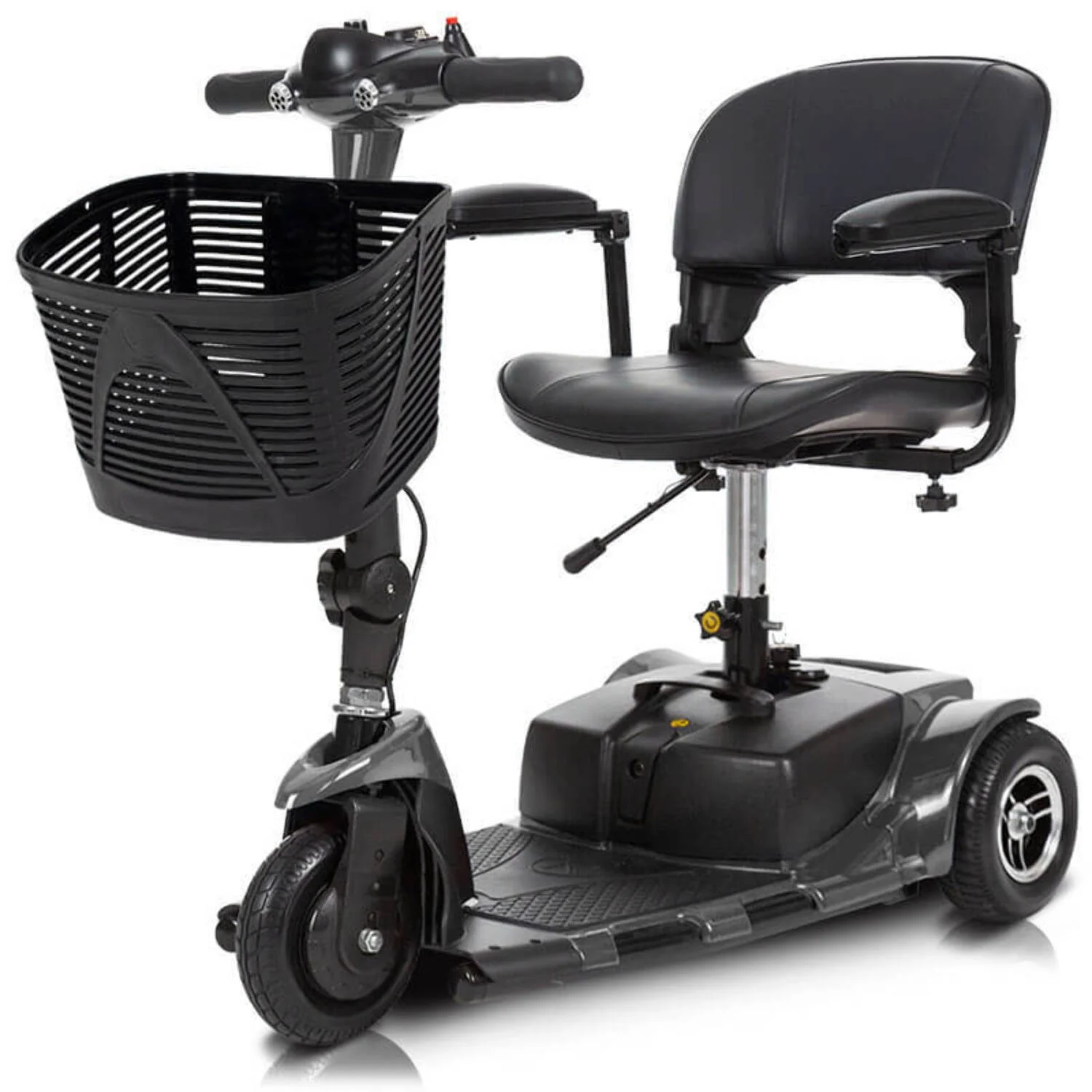 Vive 3-Wheel Mobility Scooter, Electric Powered Wheelchair For Travel - Electrical Medical Cart - Womvr