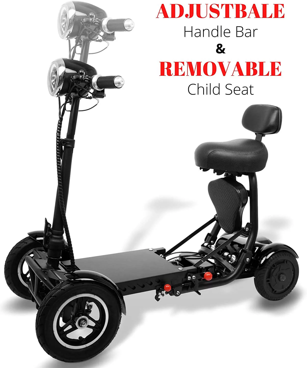 Ephesus S5 — Electric |Foldable, Lightweight, Battery Power| Four-Wheel Mobility Scooter - Womvr