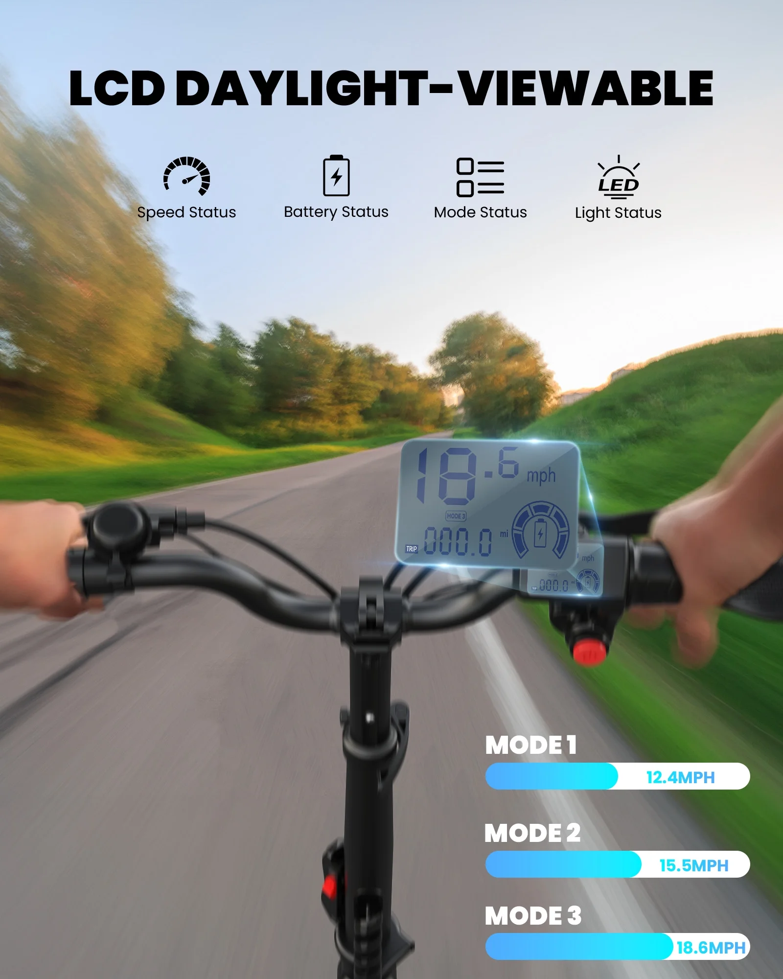 Kistp 600W Electric Scooter with Seat for Adult,14 inch Commuter Electric Scooter with Dual Shock Absorbers and Basket-up to 25 Miles 18.6MPH Rear Basket - Womvr