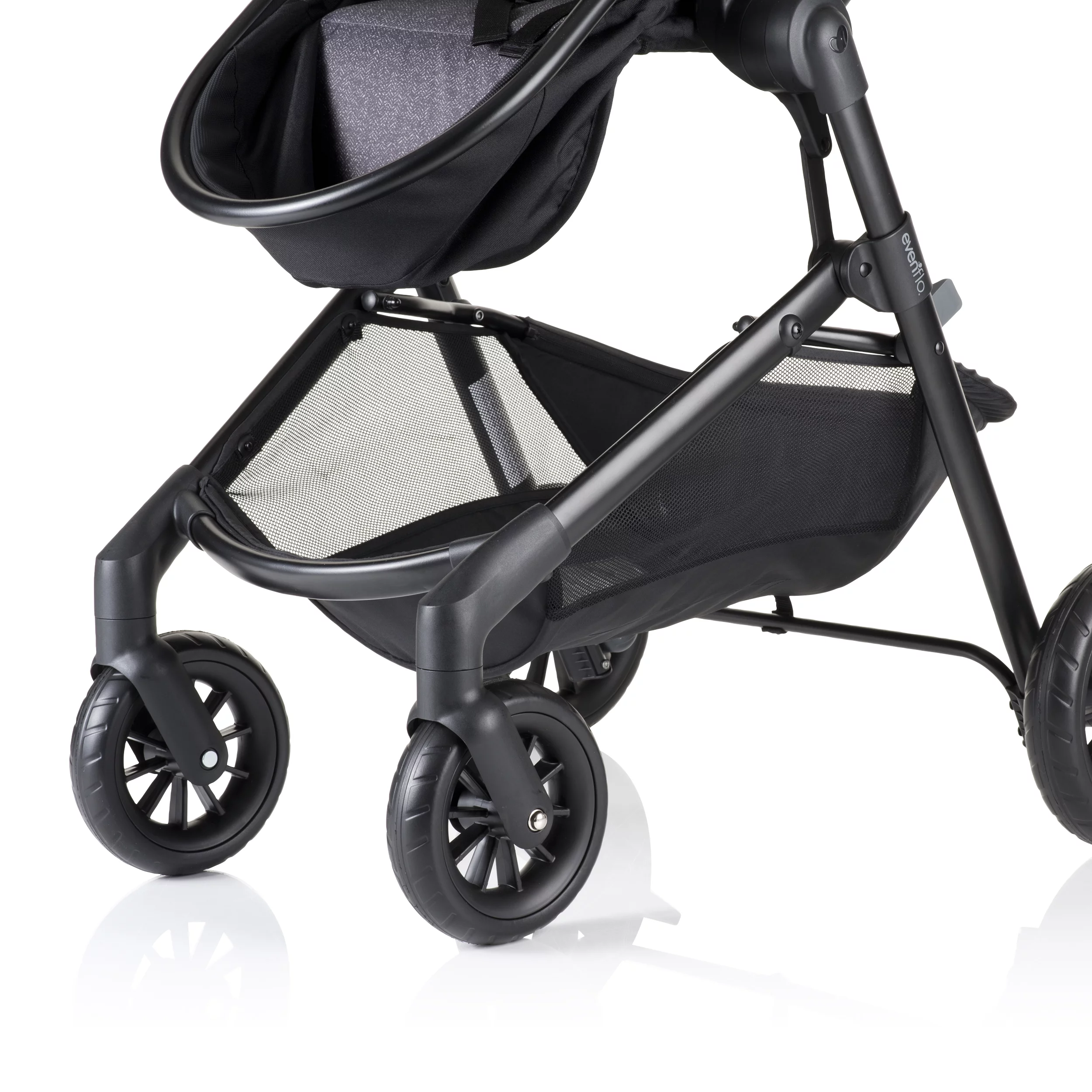 Pivot Modular Travel System with LiteMax Infant Car Seat with Anti-Rebound Bar (Casual Gray) - Womvr