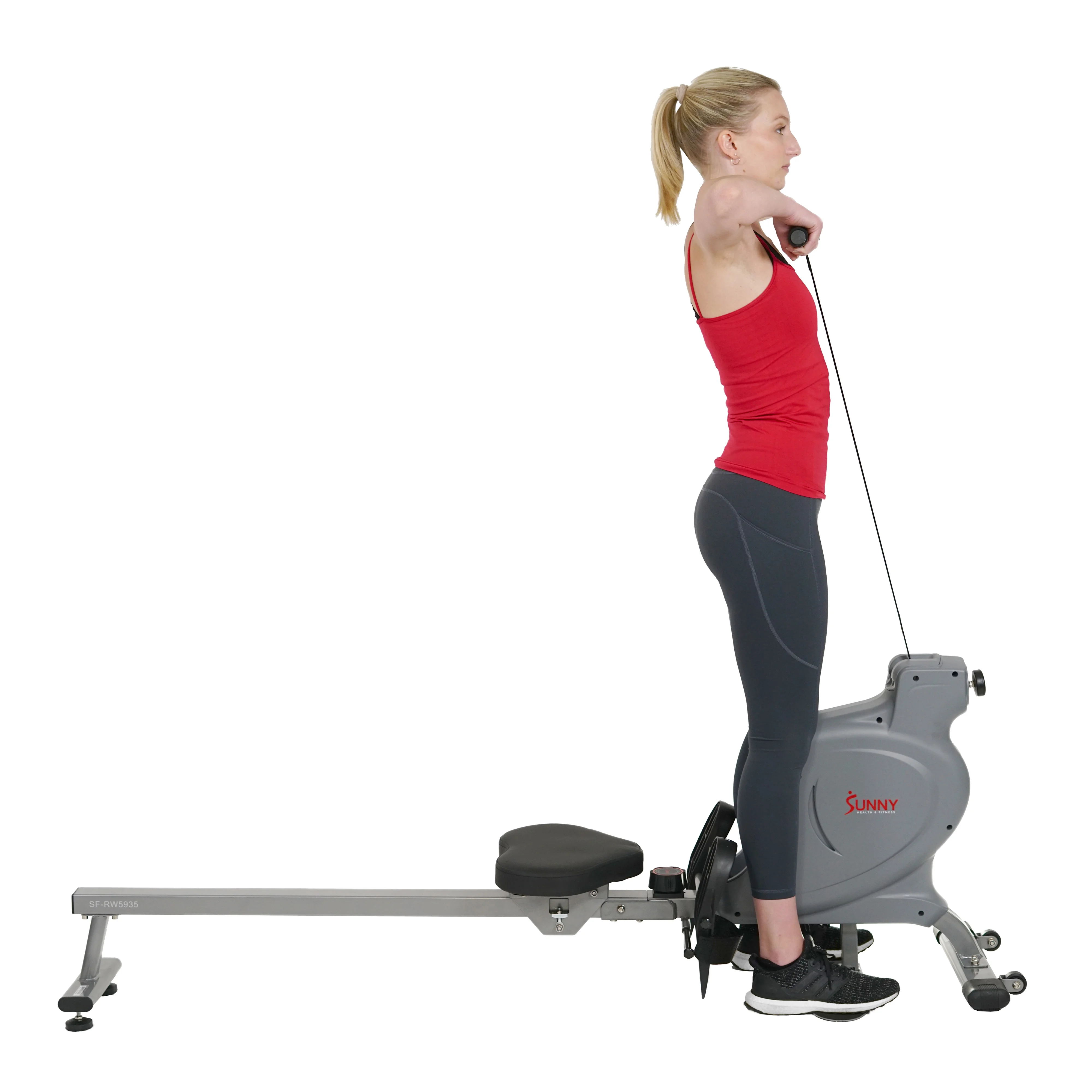 Sunny Health & Fitness Dual Rower Rowing Machine - SF-RW5935 - Womvr