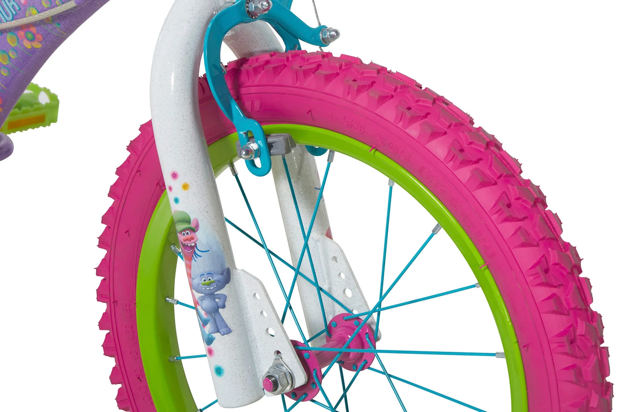 Dynacraft Trolls 16-Inch Girls BMX Bike For Age 5-7 Years - Womvr