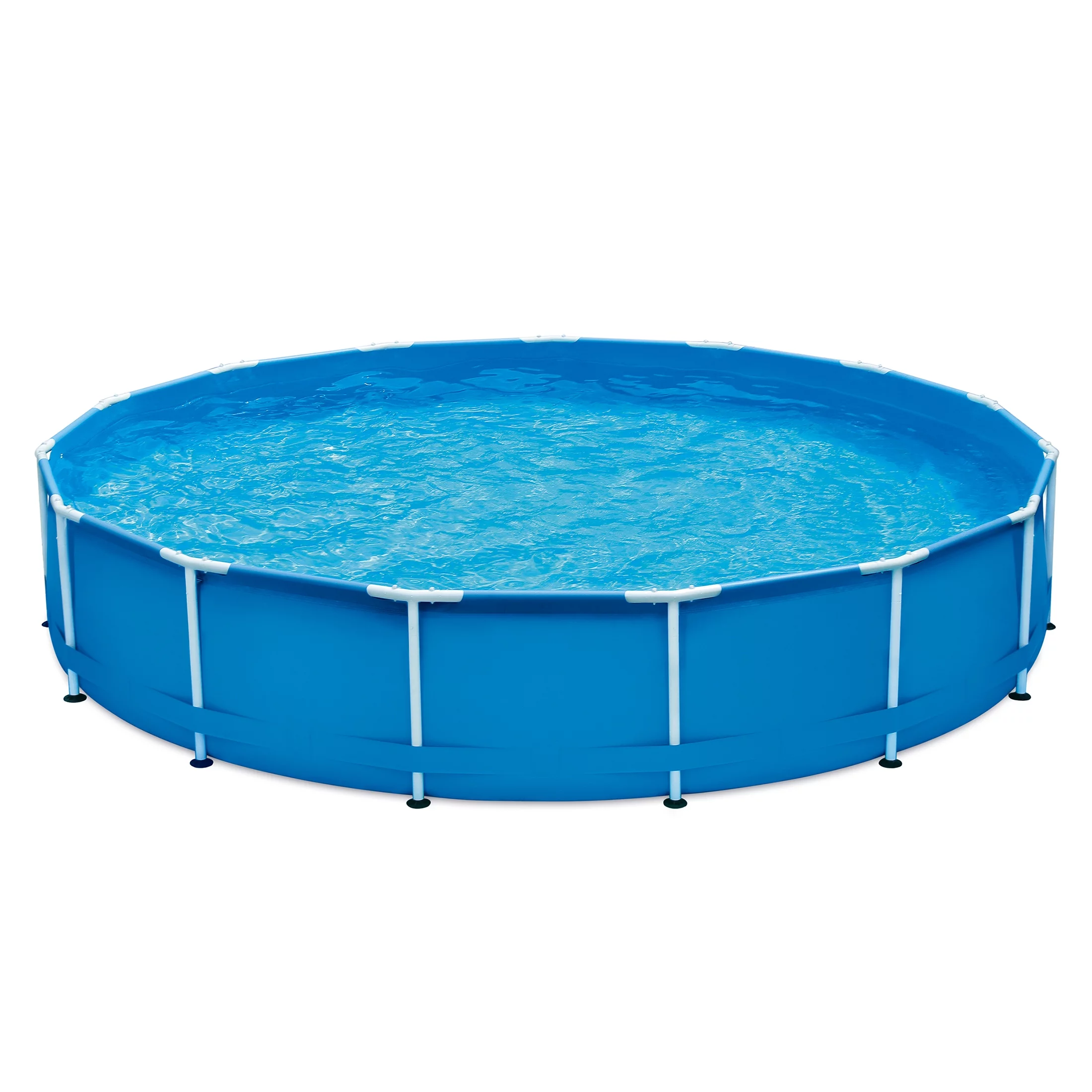 Summer Waves 15 ft Round Active Frame Above Ground Pool, Blue, Ages 6 and Up, Unisex - Womvr