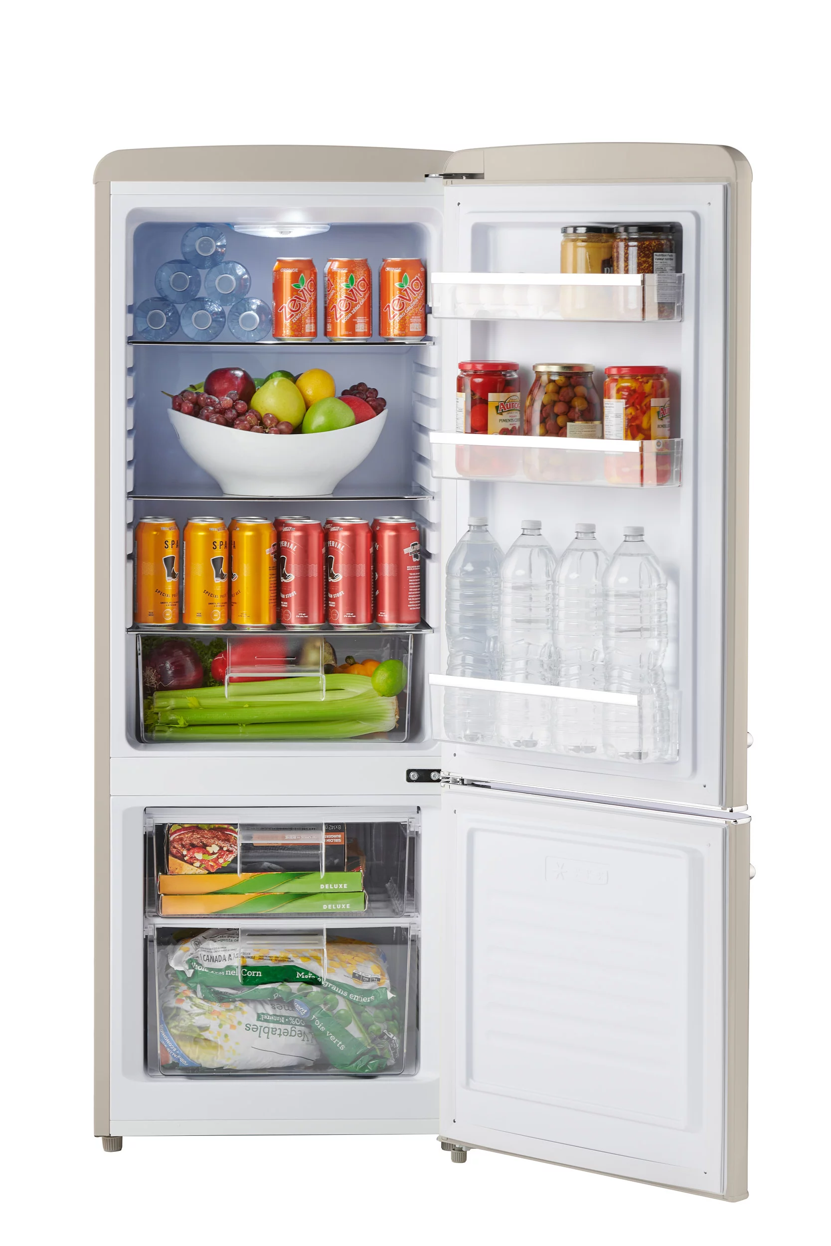 iio 7 cu. ft. Retro refrigerator with bottom freezer - Womvr