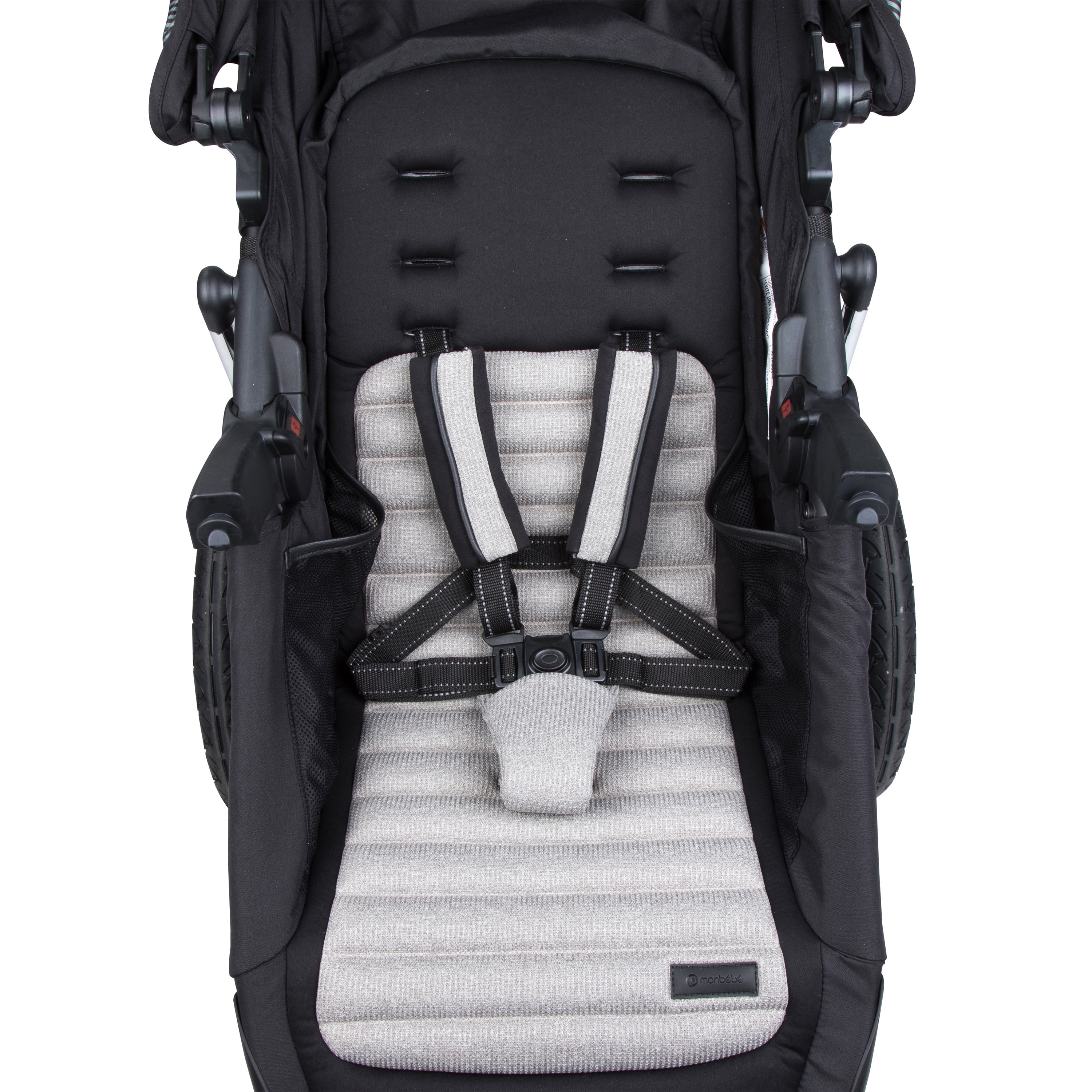 Monbebe Rebel II  All in One Travel System Stroller with Rear-Facing Infant Car Seat, Soho - Womvr