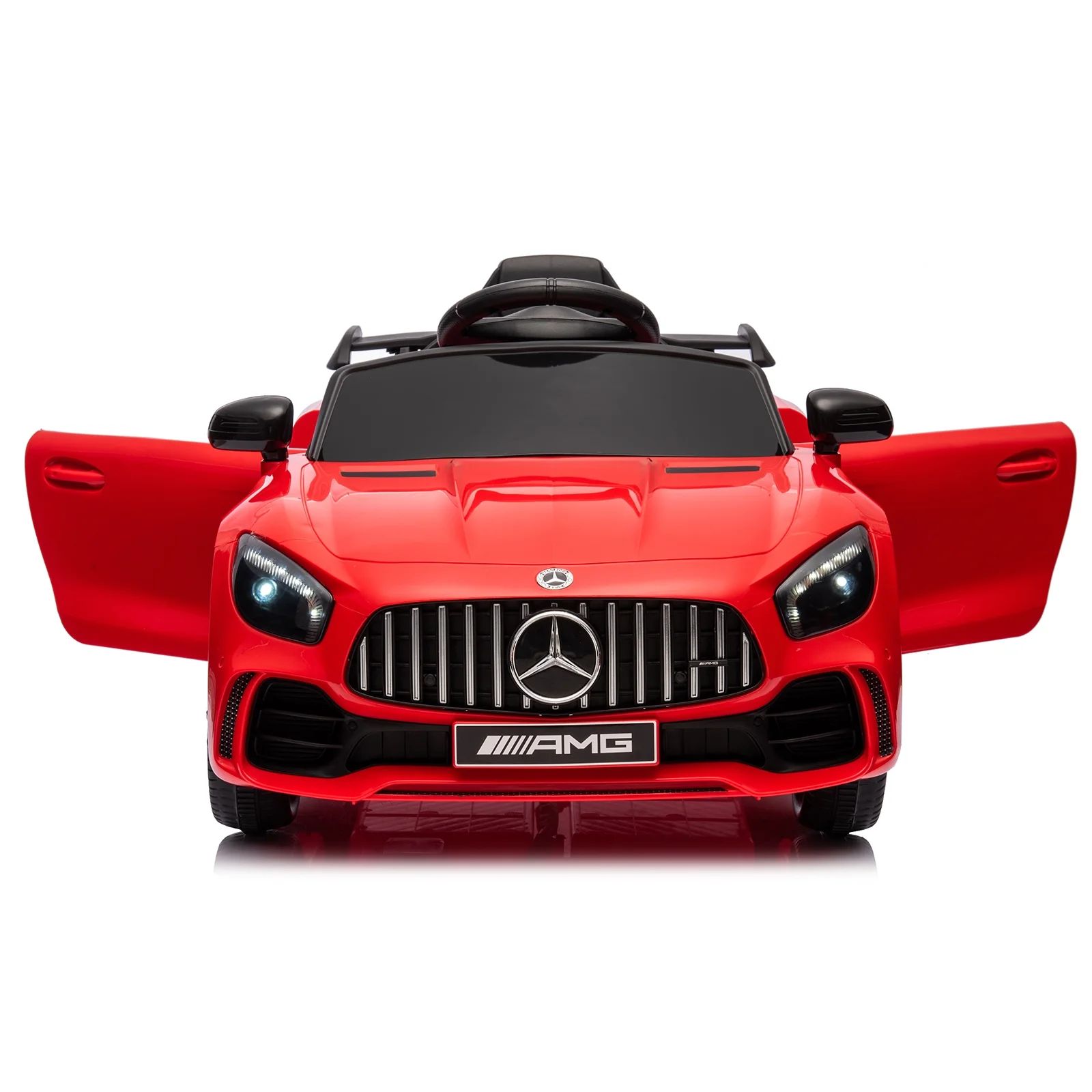 Mercedes Benz Kids Electric Car, Kids Ride on Cars with Remote Control, 12V Ride on Toys for Kids, Battery Powered Kids Electric Vehicles, Kids Electric Car for 3-5 Boys Girls Birthday Gifts, Red - Womvr