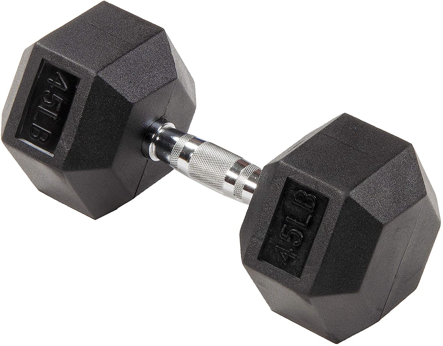 BalanceFrom Rubber Encased Hex Dumbbells, 20 Lbs. Pair - Womvr