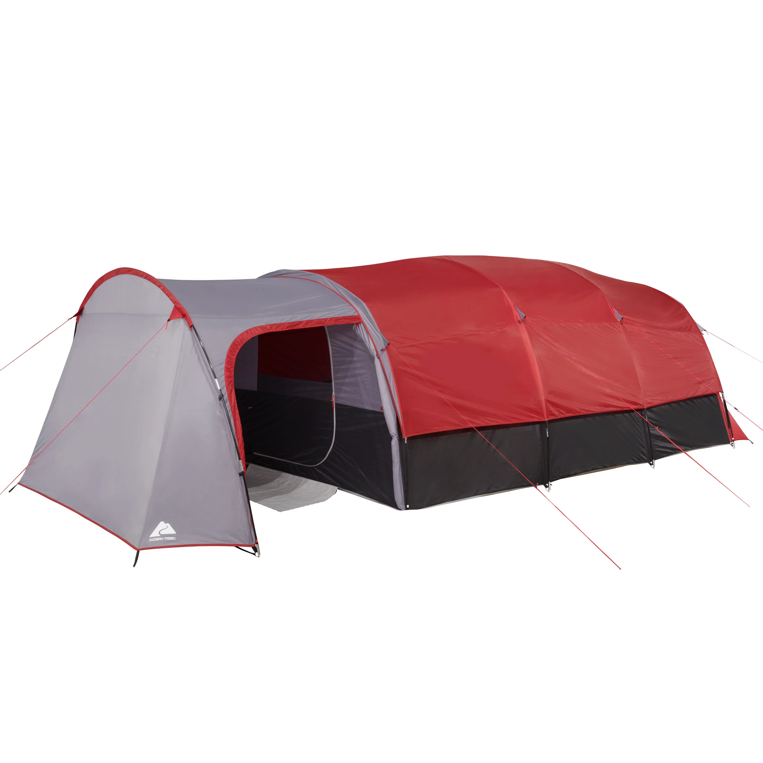 Ozark Trail 10-Person Tunnel Tent, with Vestibule for Gear Storage - Womvr