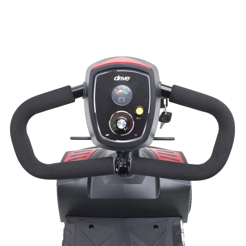 Drive Medical Scout Compact Travel Power Scooter, 4 Wheel, Extended Battery - Womvr