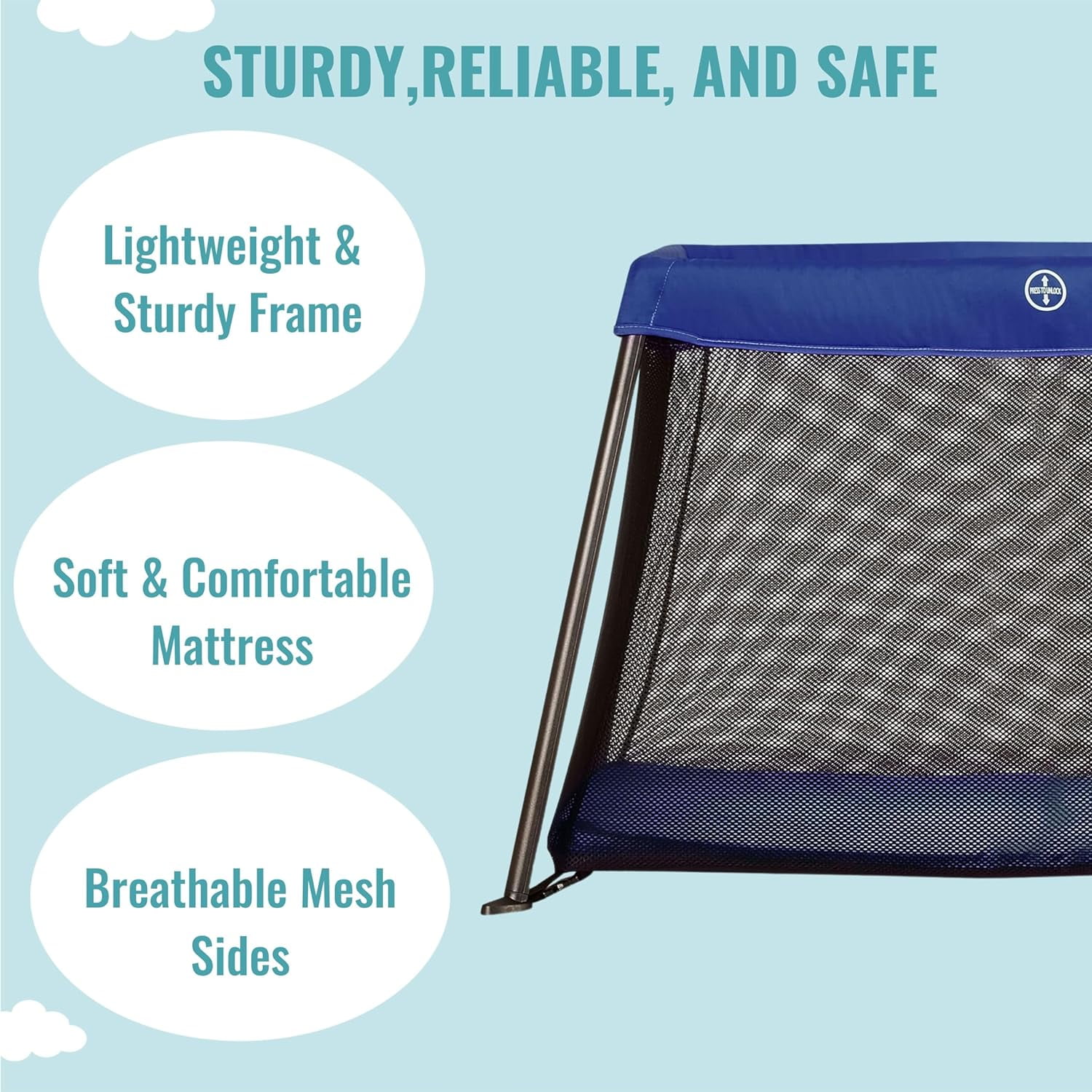 Dream On Me Travel Light Play Yard - Womvr