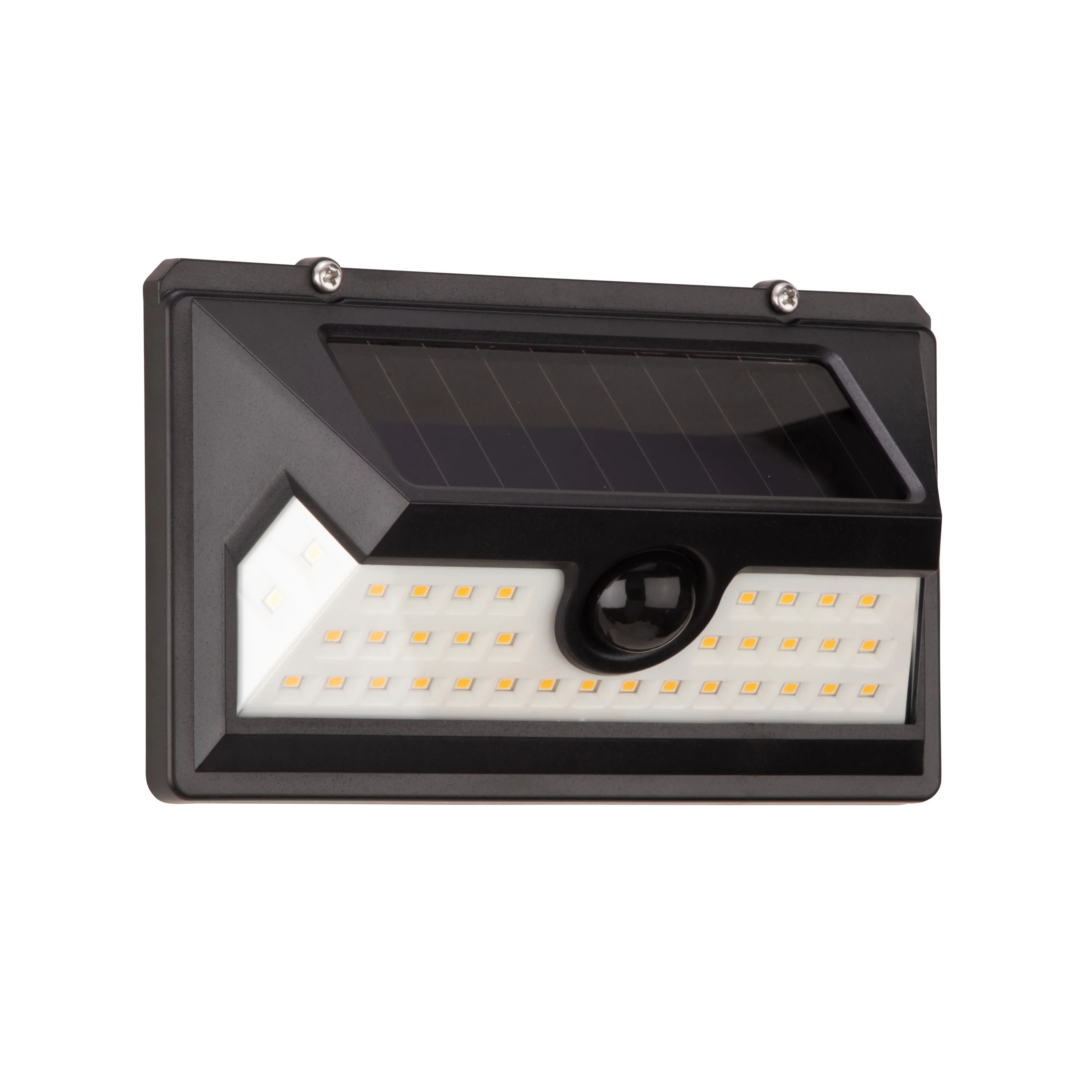 Hyper Tough Solar Outdoor Motion LED Security Light with Linkable Technology, 800 Lumens, 2 Pack - Womvr