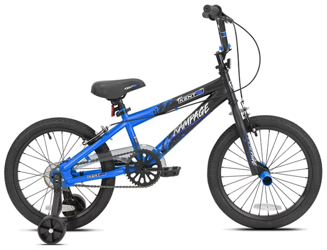Kent Bicycle 18 in. Rampage Boy's BMX Child Bicycle, Gold and Black - Womvr