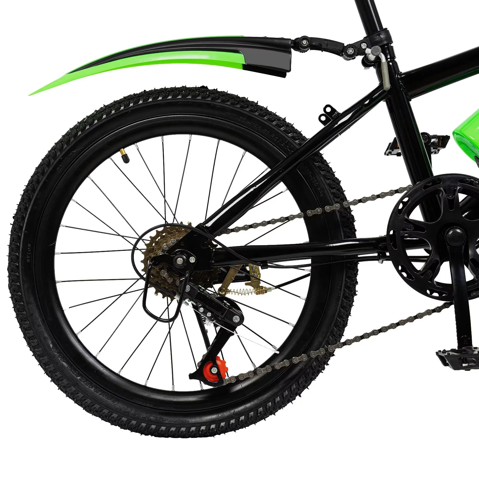 TFCFL Kids Bike 20 in Child Mountain Bike 7 Speeds High Carbon Steel Bicycle City Bike - Womvr