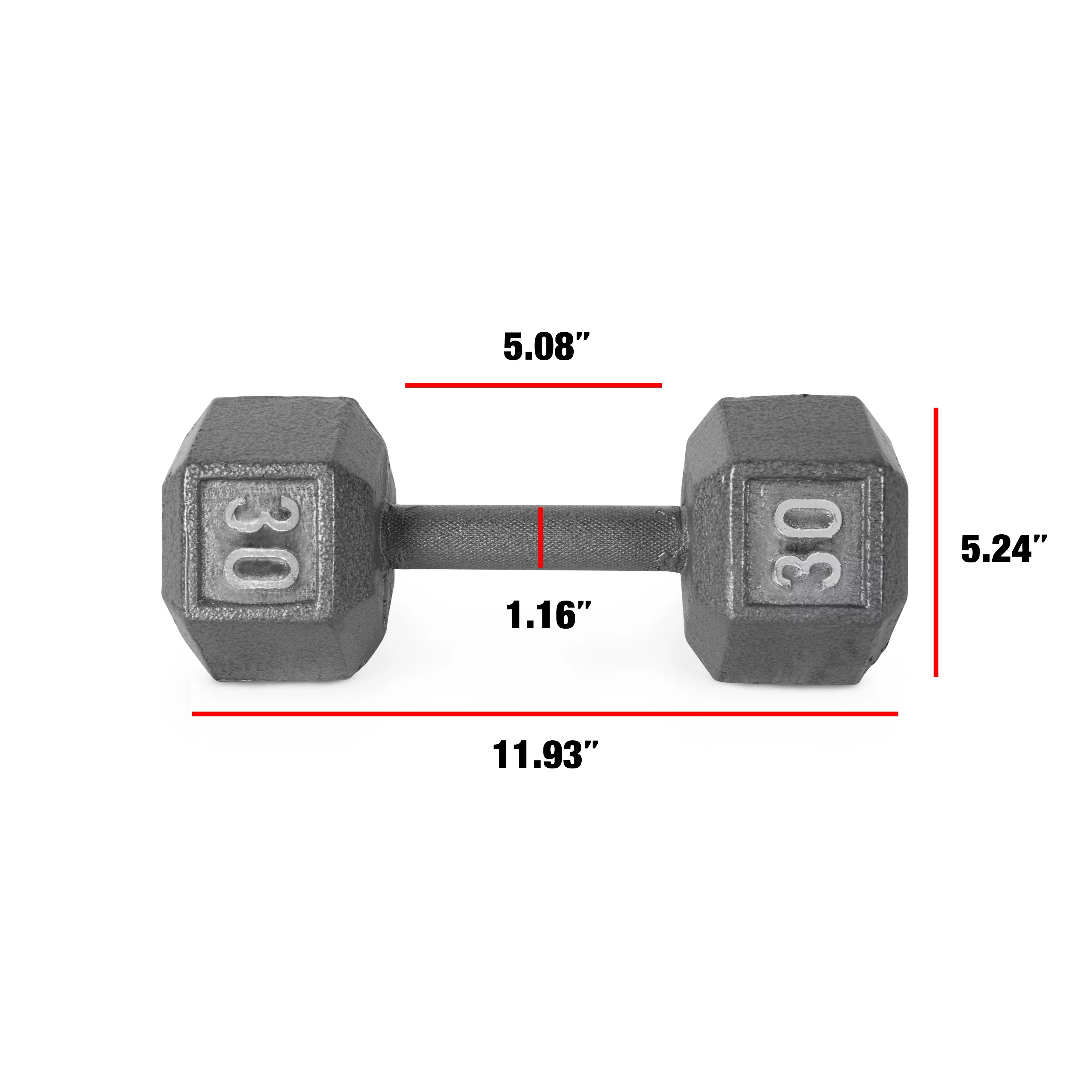 CAP Barbell Cast Iron Dumbbell, 25 Lb. Pair - Womvr