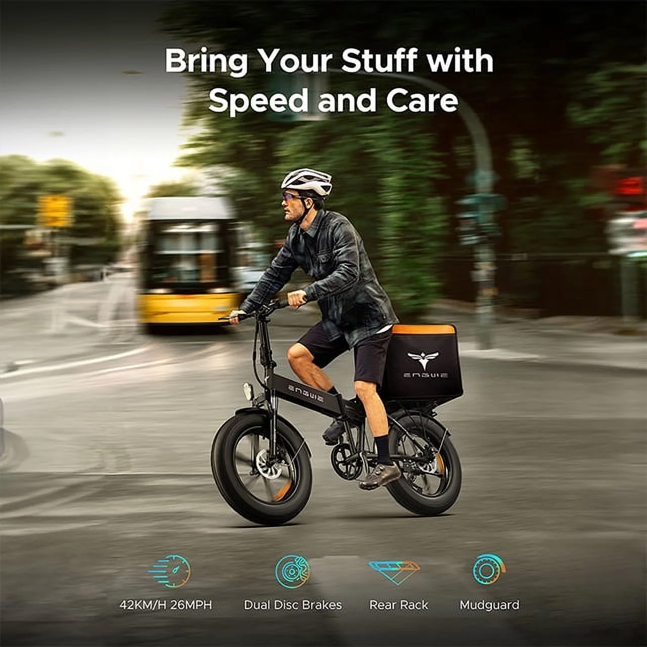 Engwe EP-2 Pro 750W Motor Folding Electric Bike for Adults,48V 13A Removable Battery,Black - Womvr