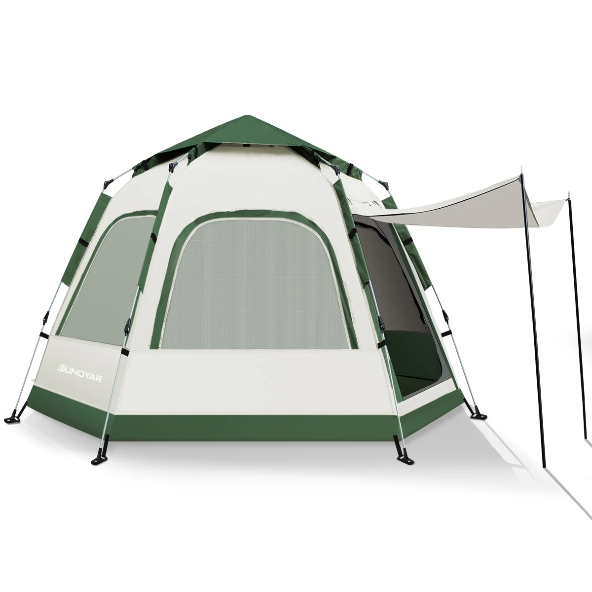 TOPVISION OR-T01 6-8 Person Tent with Removable Rain Fly and Carrying Bag - Womvr