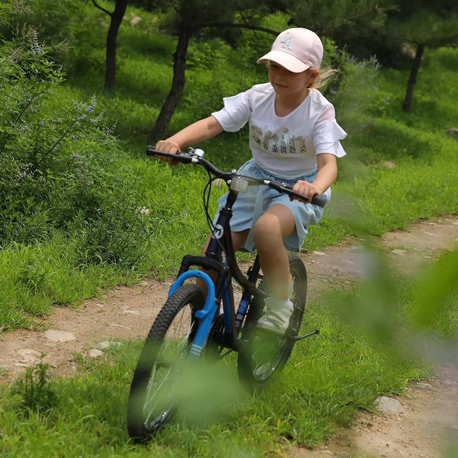 Royalbaby Explorer 20 In. Children's Bicycle, Black and Blue - Womvr