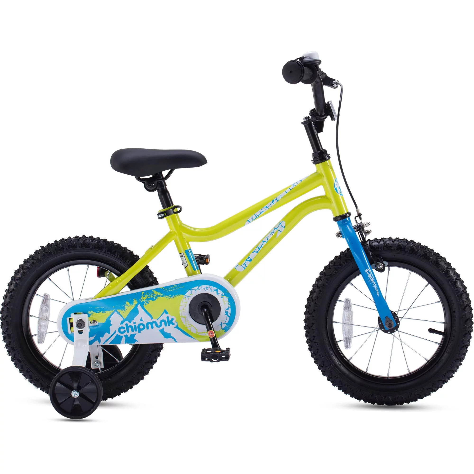 RoyalBaby Chipmunk Kids Bike Boys Girls 16 Inch Bicycle with Training Wheels and Kickstand Red - Womvr